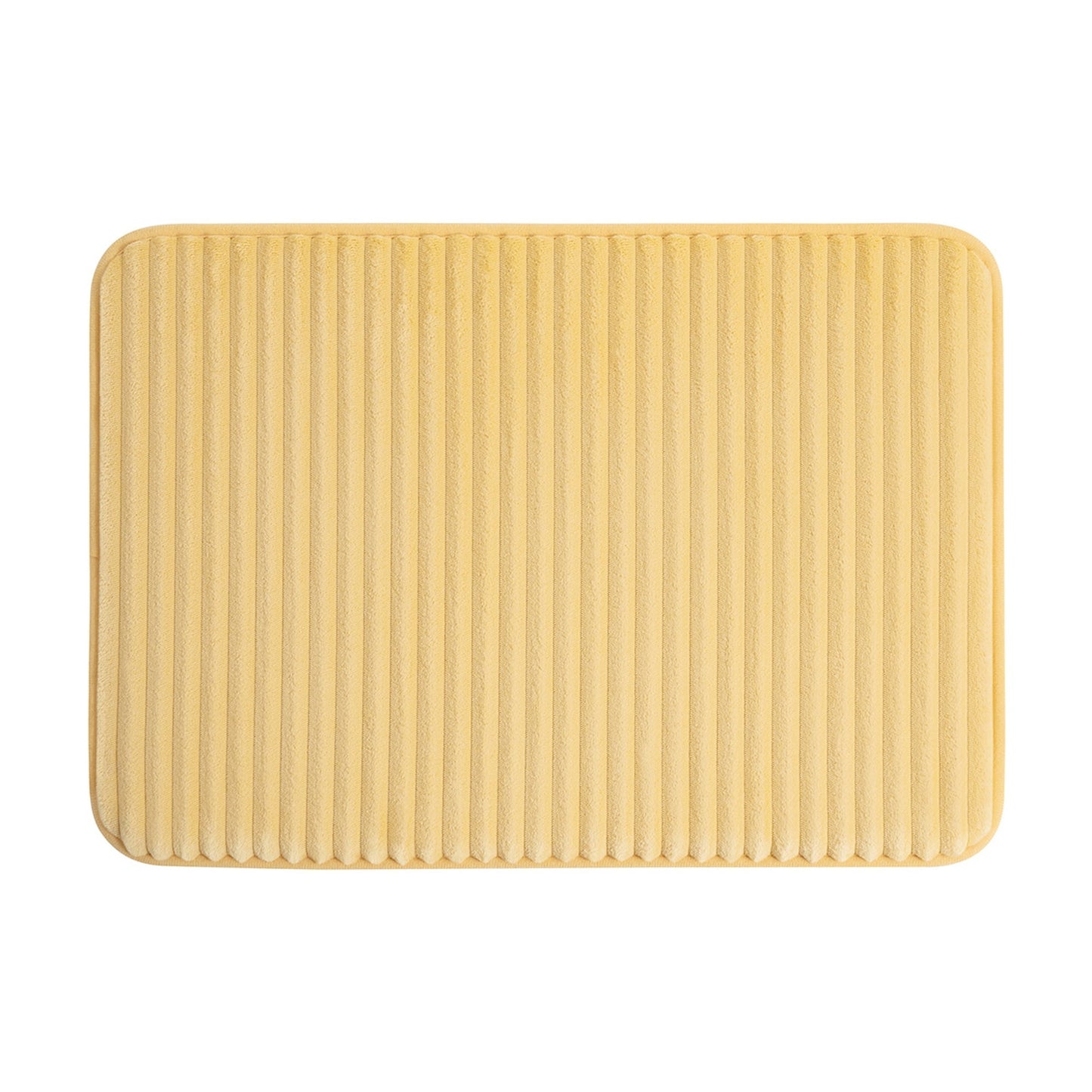 Mainstays Golden Curry 2-Piece Performance Foam 20"x 32" Bath Rug Set