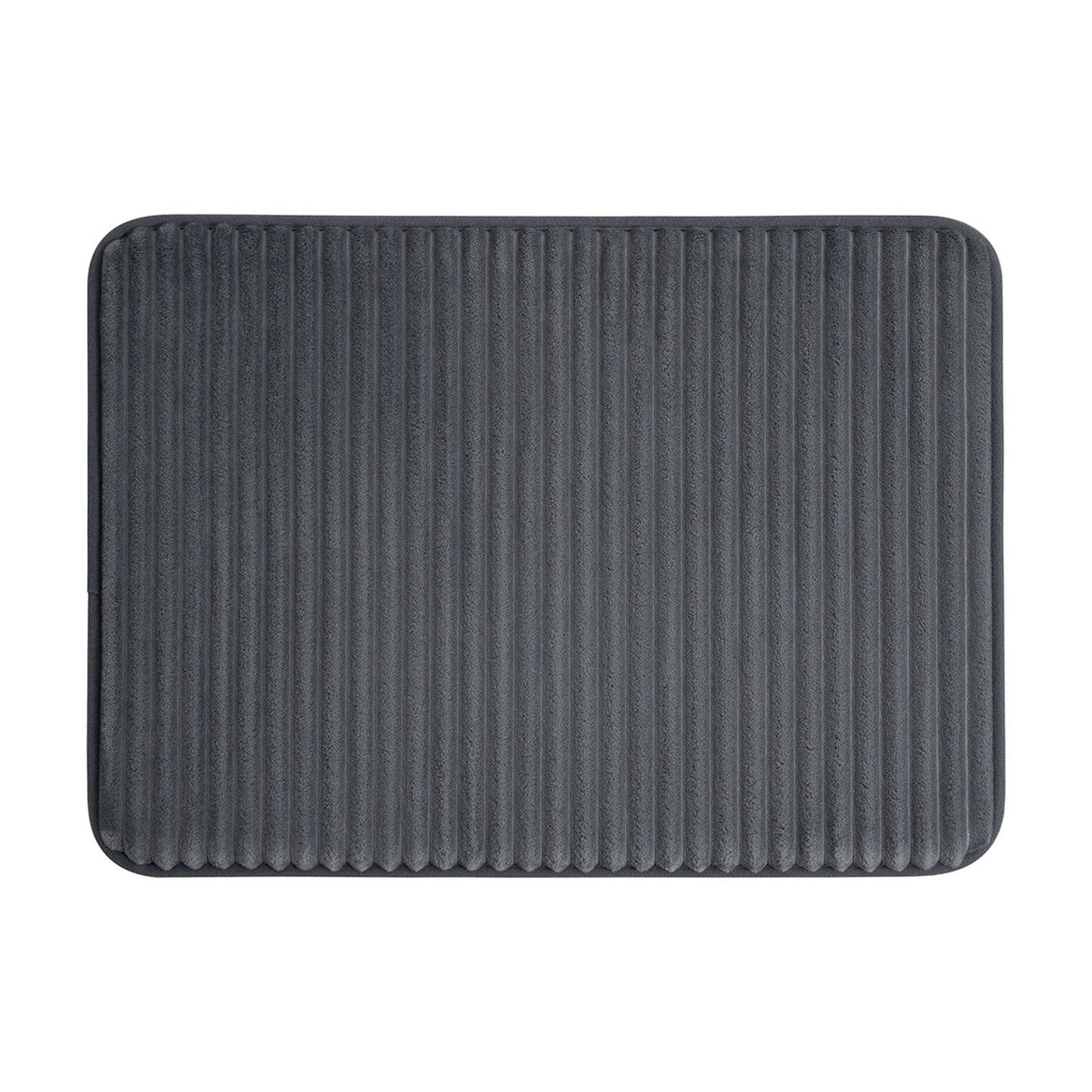 Mainstays Grey 2-Piece Performance Foam 20"x 32" Bath Rug Set