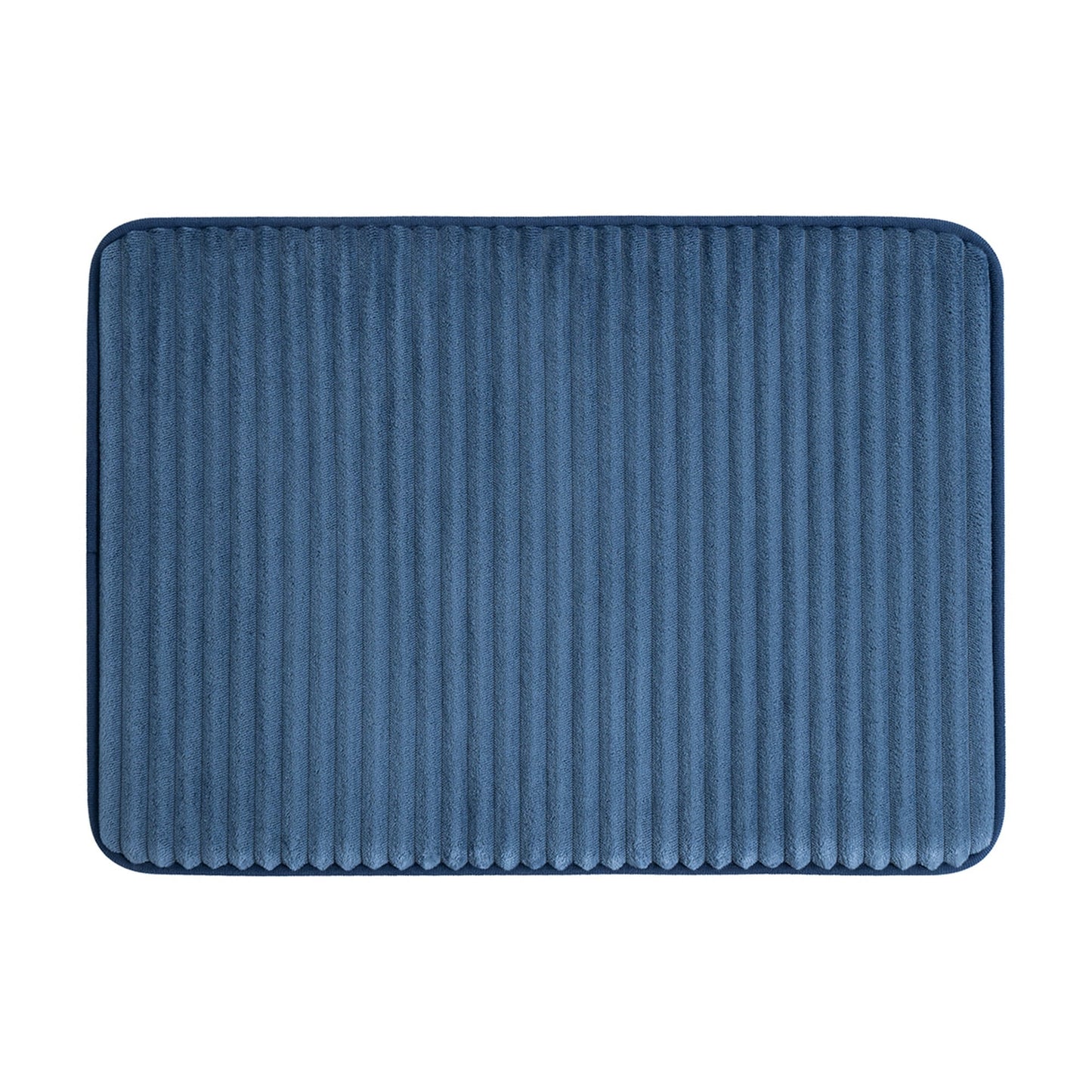 Mainstays Indigo 2-Piece Performance Foam 20"x 32" Bath Rug Set