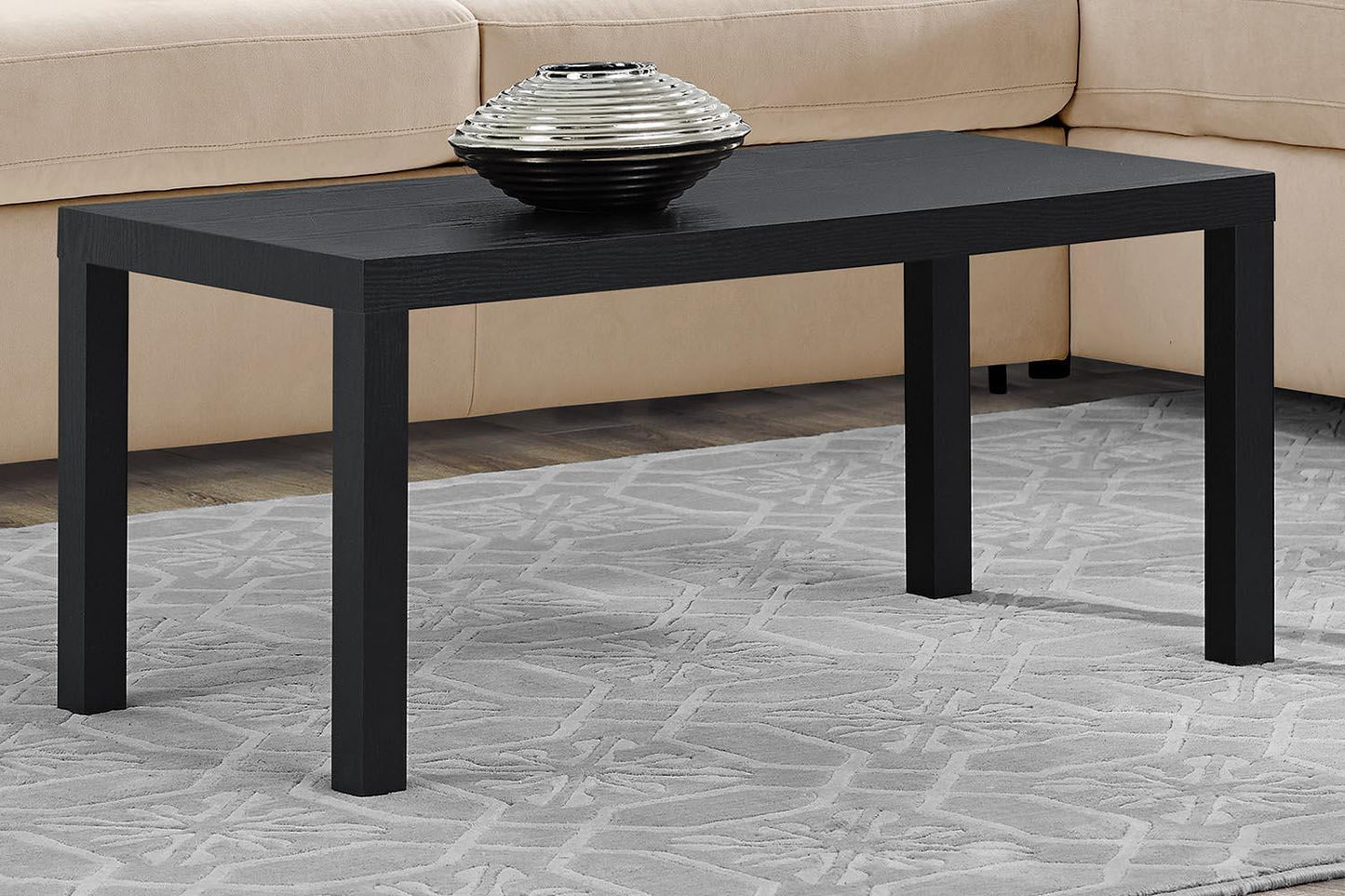 Mainstays Parsons Coffee Table, Black