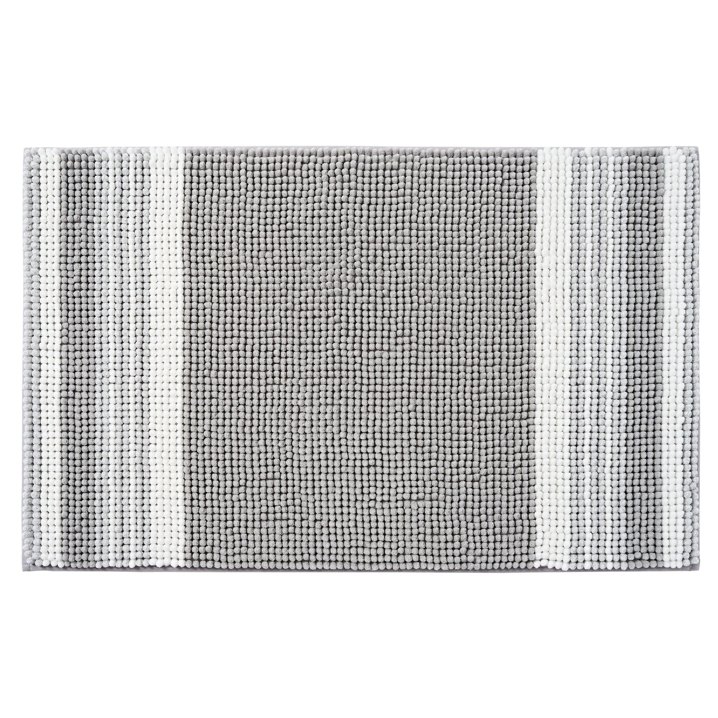 Mainstays Performance Foam Noodle Bath Rugs, 20"x32" Silver