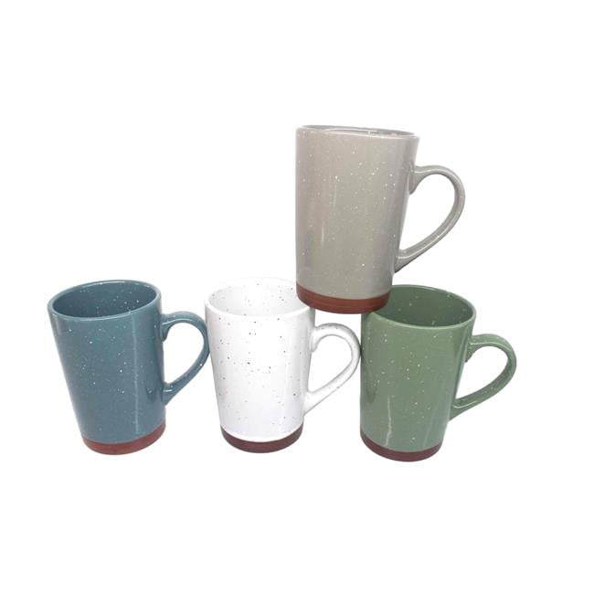 Marcelle 4 Piece 17 oz Mug Set - Multi Color