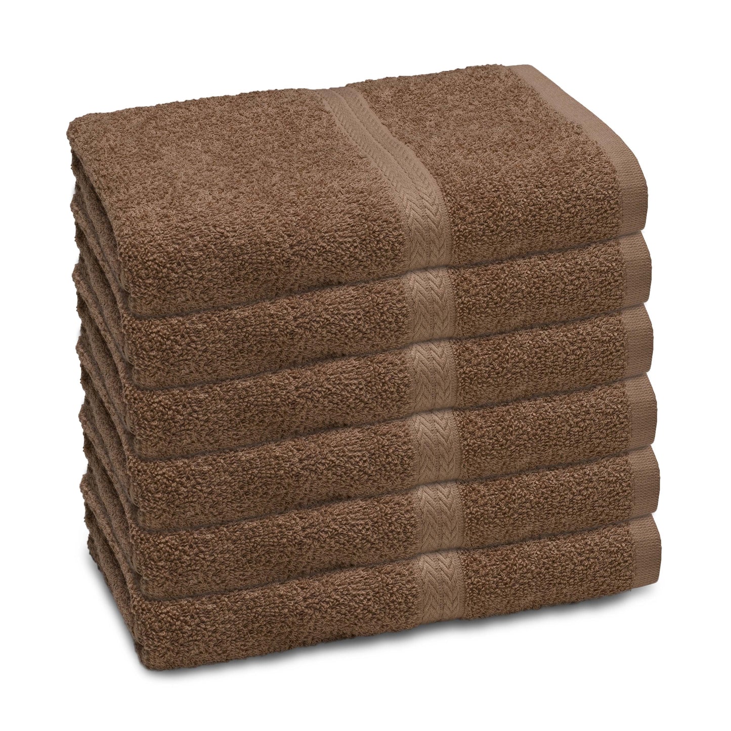 Martex Commercial Basic Khaki 6-Pack Bath Towel Set