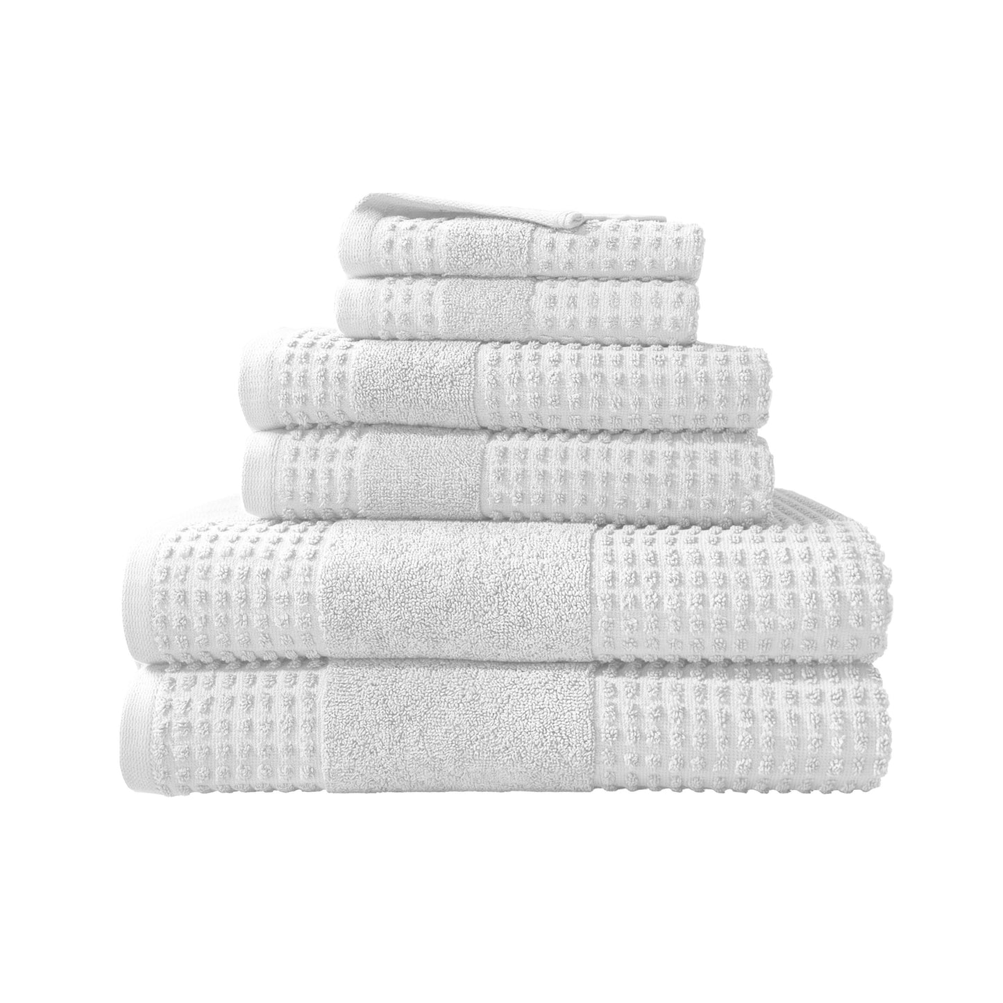 Martex Expression Air Sculpted 6-Piece Towel Set, Sand