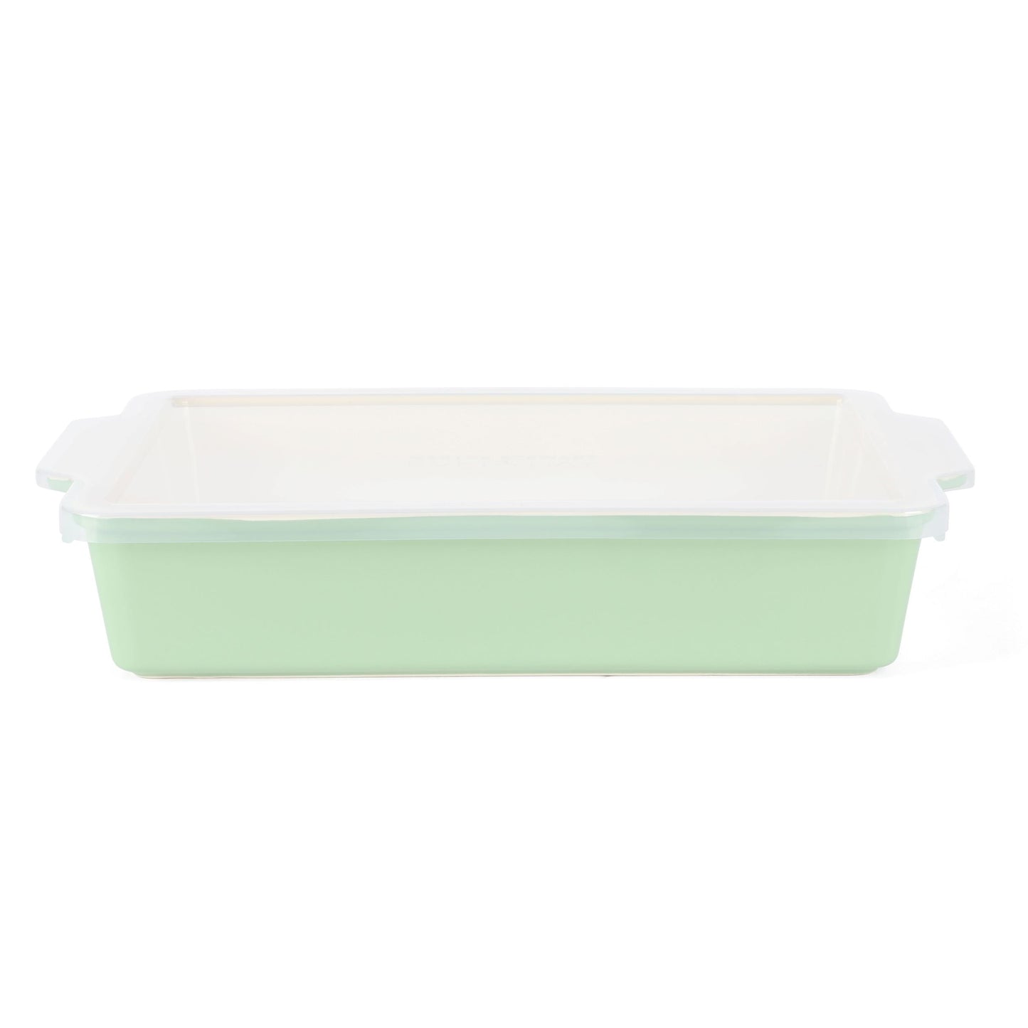 Martha Stewart Everyday Tilden 9" x 12" Stoneware Casserole Baker with Lid, Taupe