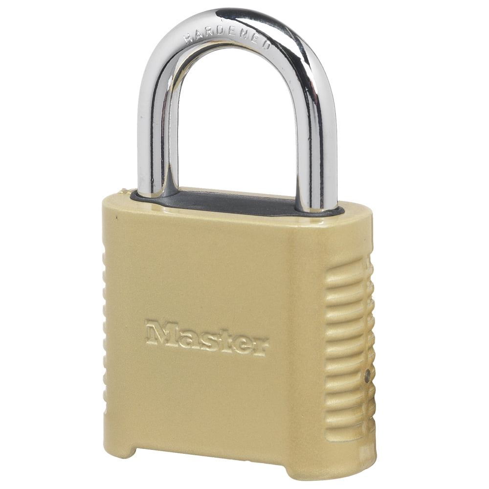 Master Lock Candado de Combinación para Exteriores de Zinc de 2 Pulgadas con Grillete de 2 Pulgadas
