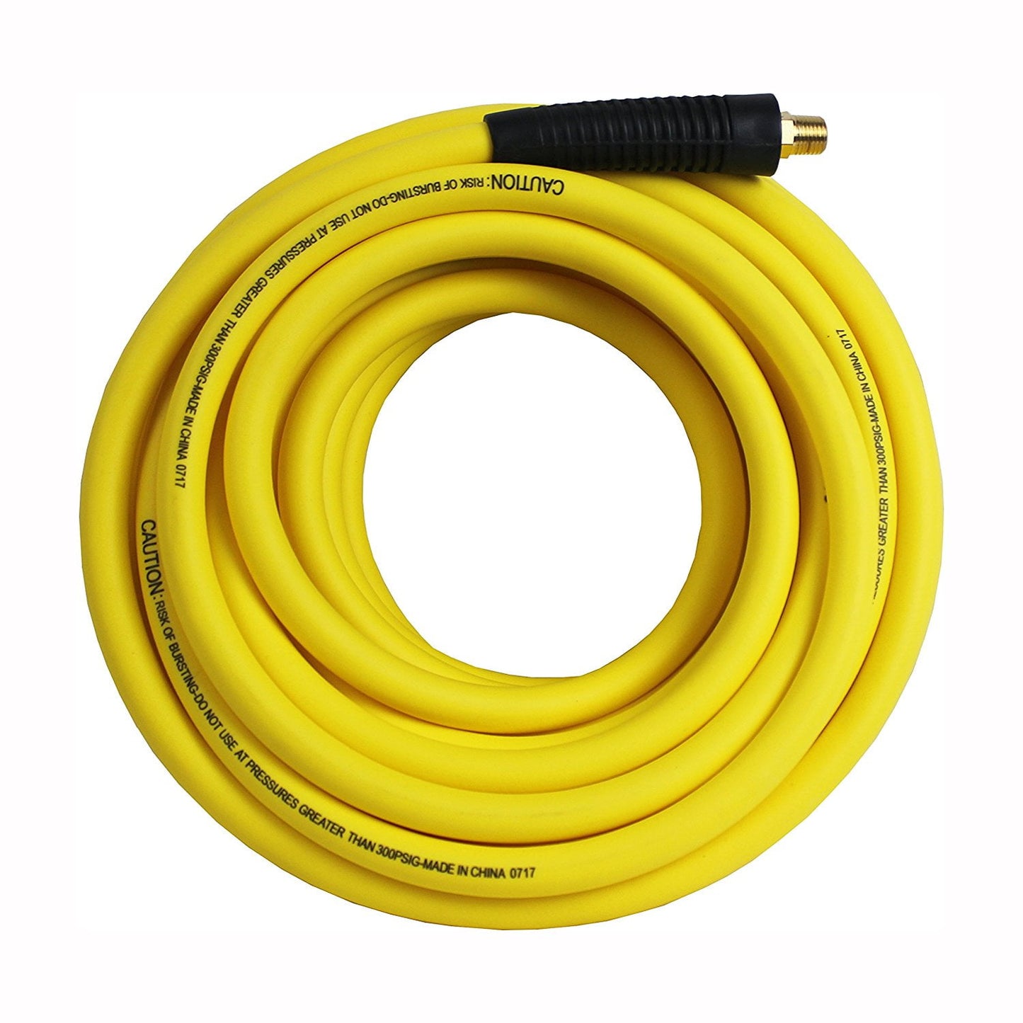 MaxWorks 80789 Hybrid Polymer 3/8" x 100 Ft Air Hose Lightweight All Weather No-Memory Non-Kinking 300 PSI Maximum