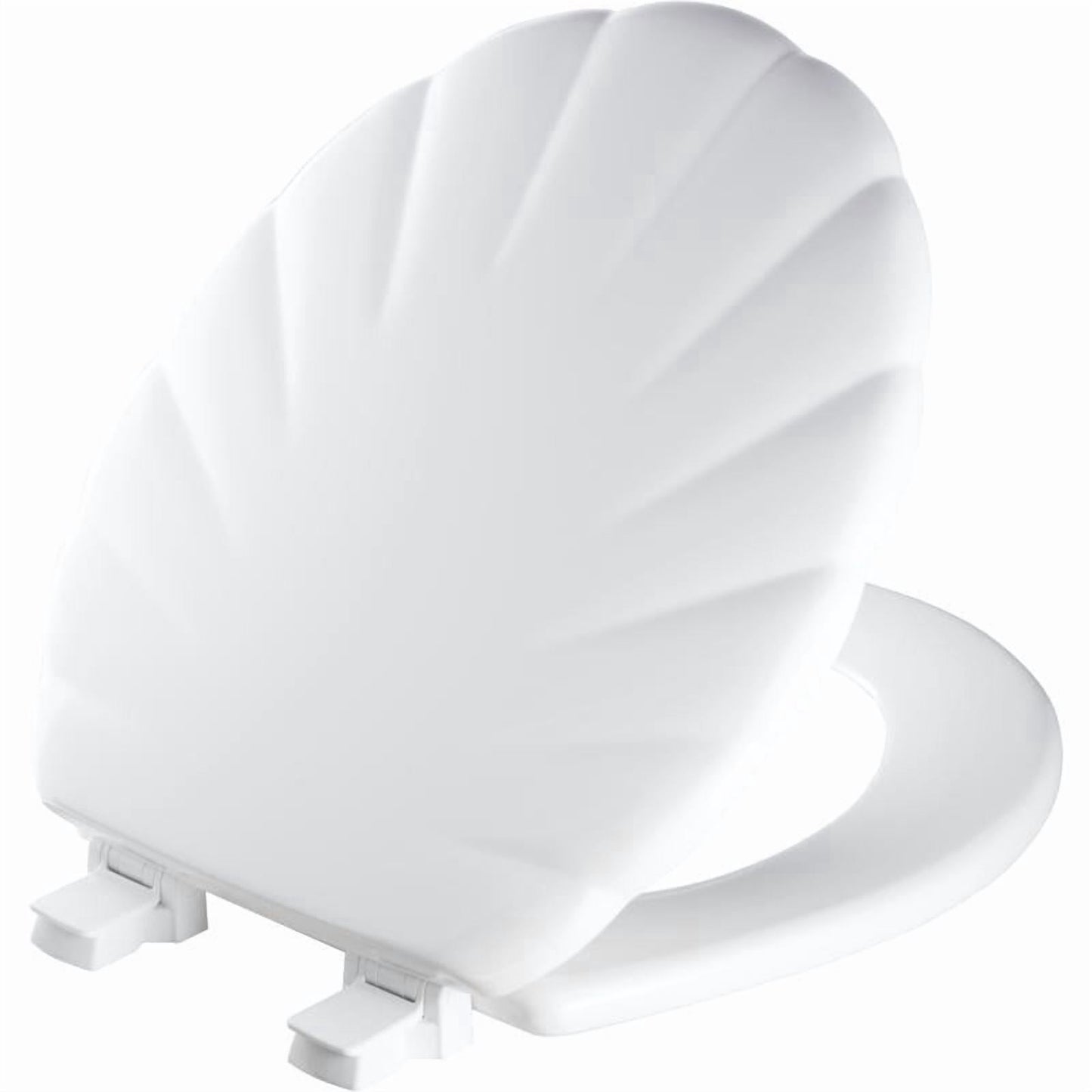 TOILET SEAT RND SHELL WH (Pack of 1)