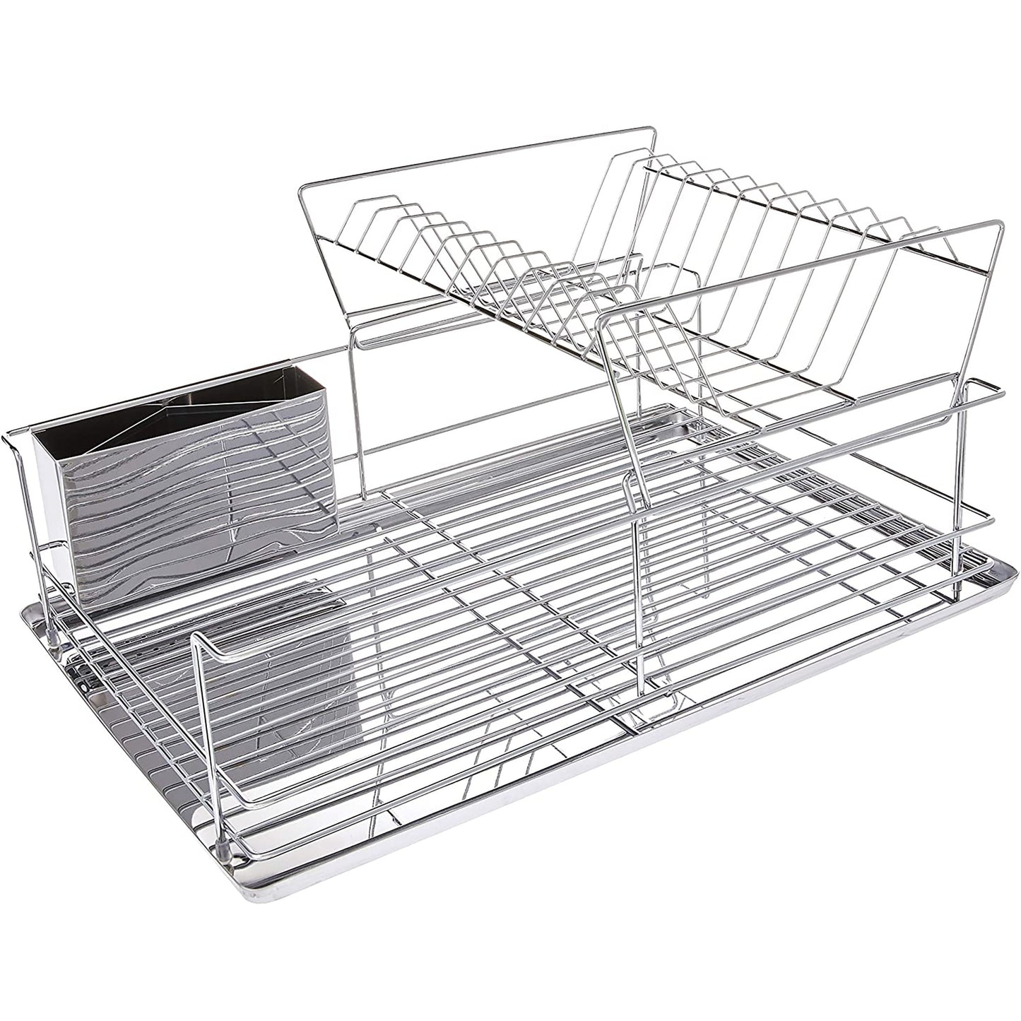 Mega Chef 15.5 Inch Stainless Iron Shelf Dish Rack