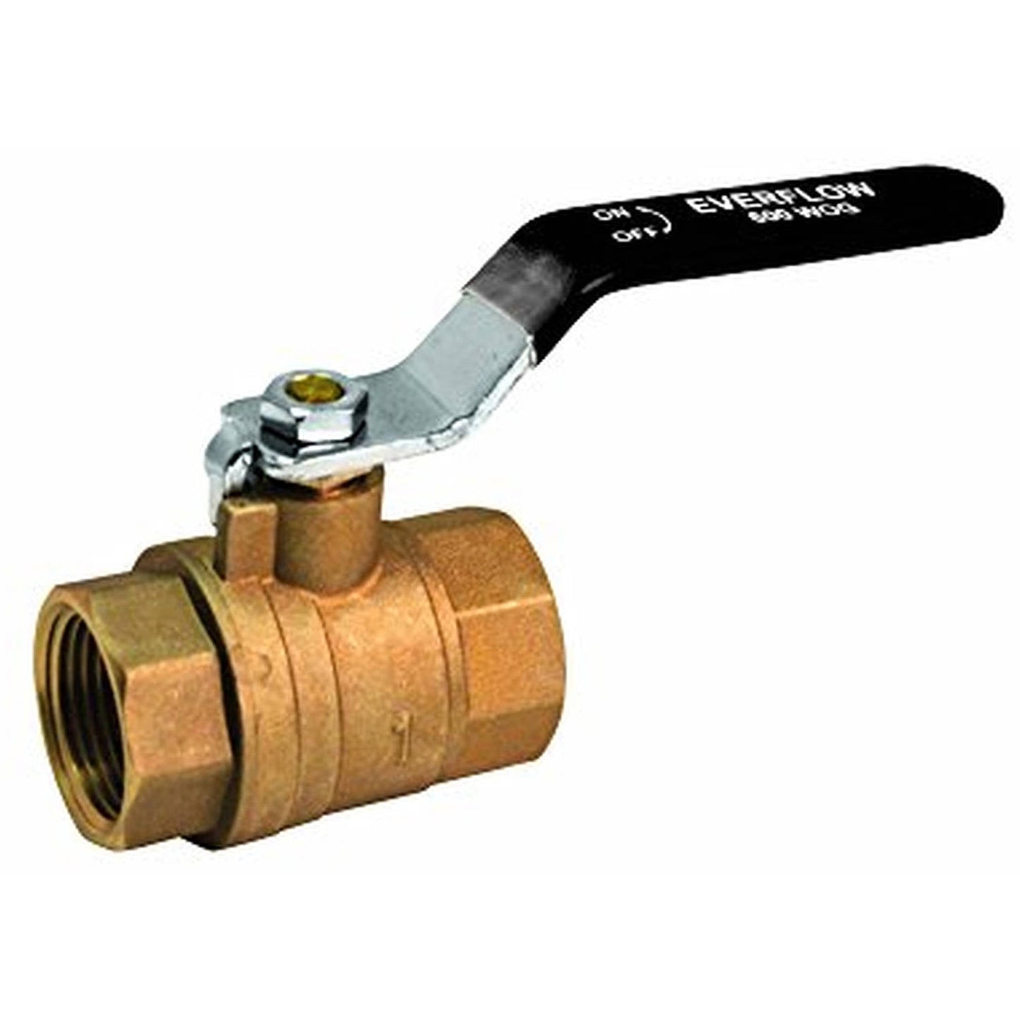 Midline Valve 605T112-NL Lead Free Premium Full Port Forged Brass Ball Valve with Female Threaded IPS Connections, 1-1/2"