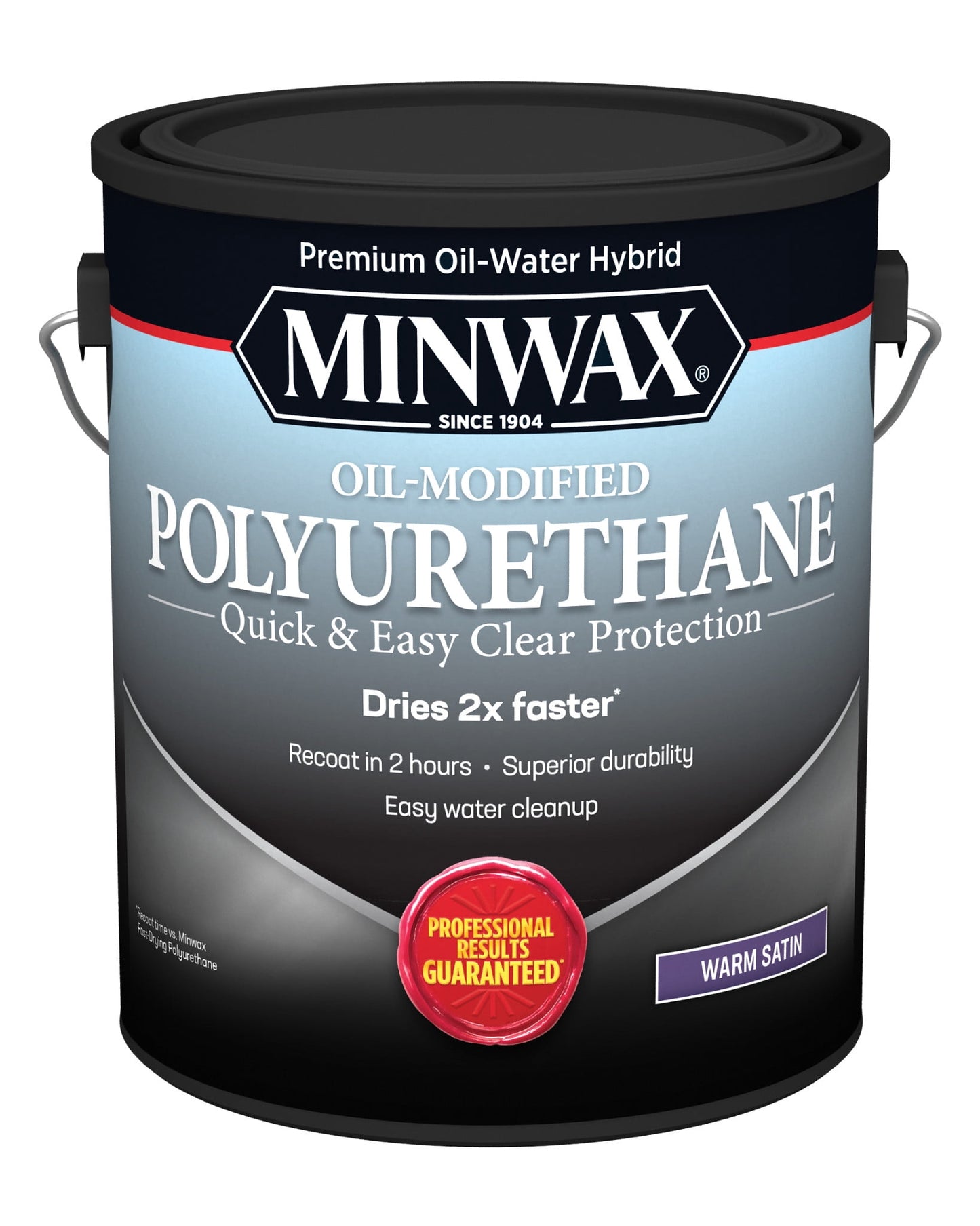 Minwax 710310000 Water-Based Oil-Modified Polyurethane, Warm Gloss, Clear, 1 Gallon, (1 Piece, 1 Pack)