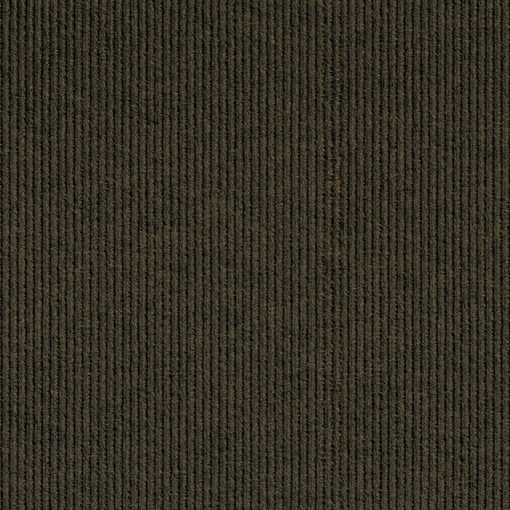 ModMat Rib Mahogany Carpet Tiles - 18" x 18" Indoor/Outdoor, Peel and Stick Carpet Tiles - 22.5 sq. ft. per box – Pack of 10 Tiles