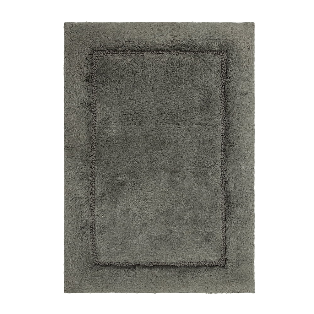 Mohawk Home Regency Plush Stain/Fade Resistant Non-Slip Machine Washable Bath Mat, Cool Grey, 2' x 5'