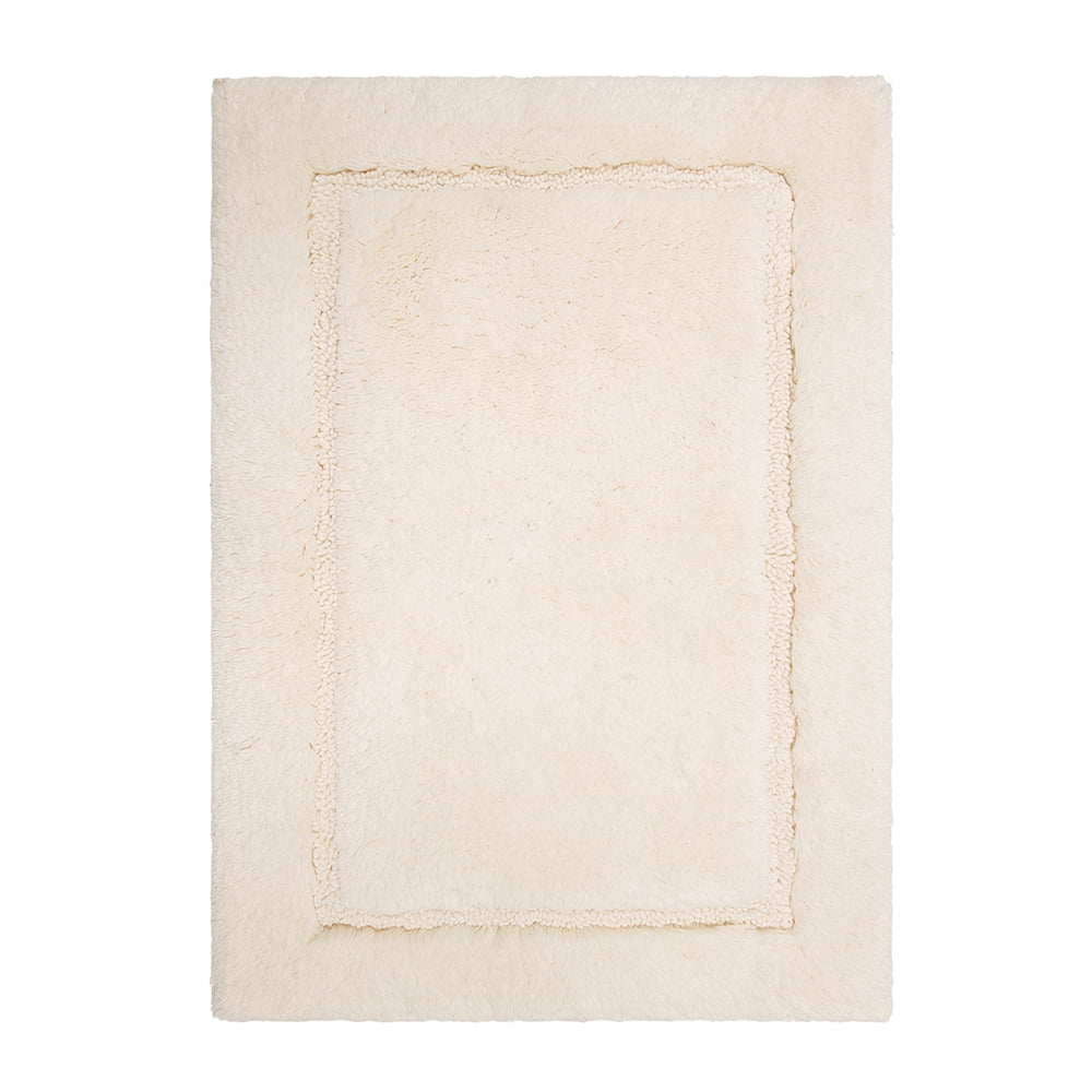 Mohawk Home Regency Plush Stain/Fade Resistant Non-Slip Machine Washable Bath Mat, Parchment, 2' 3" x 3' 9"