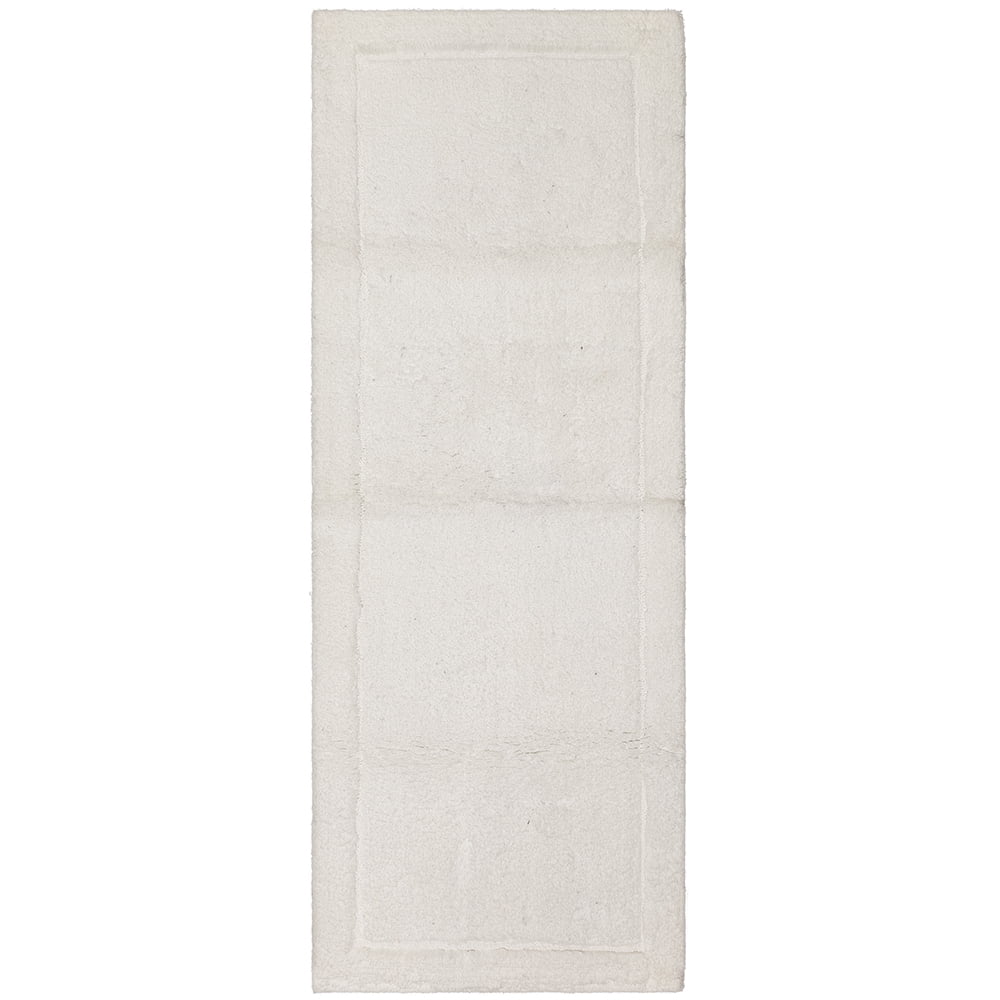 Mohawk Home Regency Plush Stain/Fade Resistant Non-Slip Machine Washable Bath Mat, Parchment, 1' 9" x 2' 10"