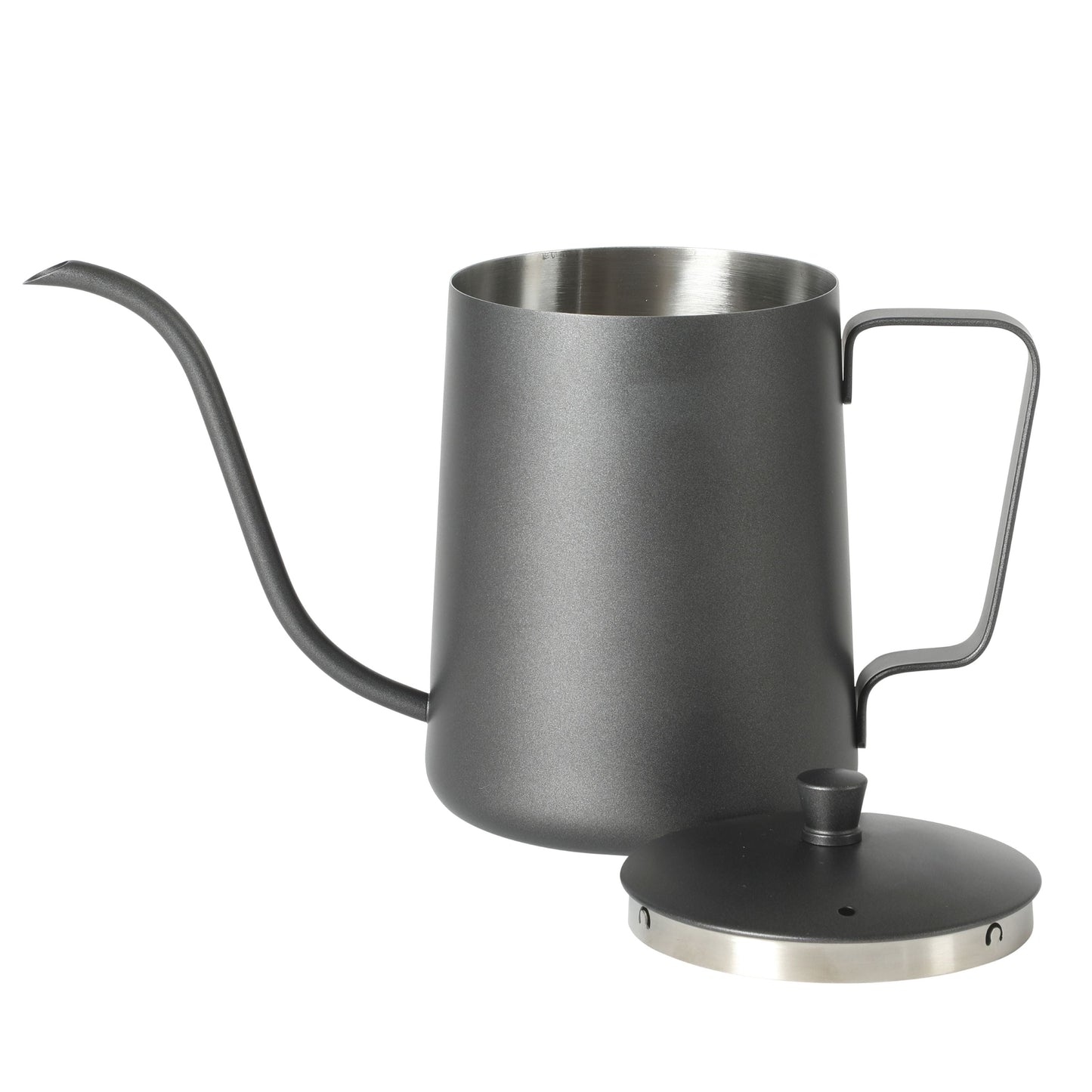 Mr. Coffee Stillbrook 1.2 L Black Gooseneck Tea Kettle