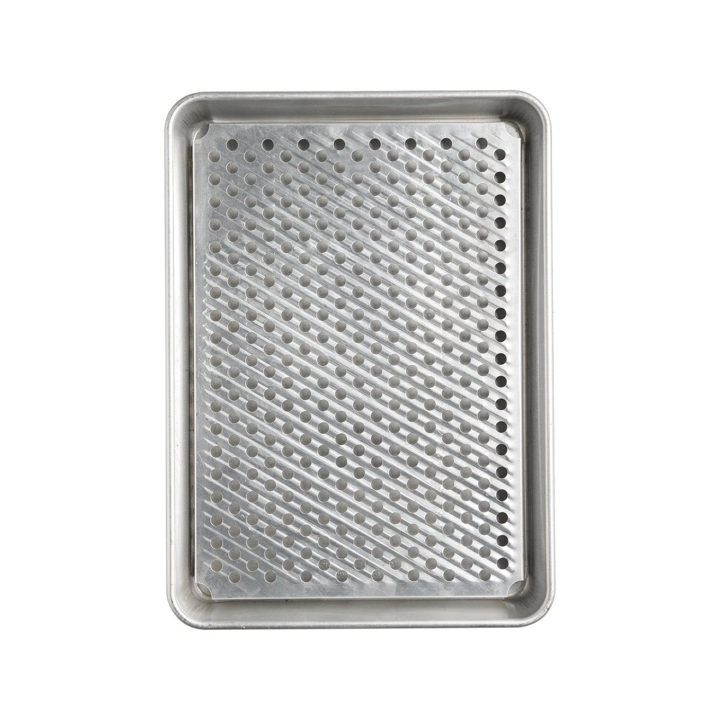 Nordic Ware Naturals 2-Piece Aluminum Oven Crisping Bakeware Set with 13" x 18" Rectangular Half Sheet and Multi-Use Rack