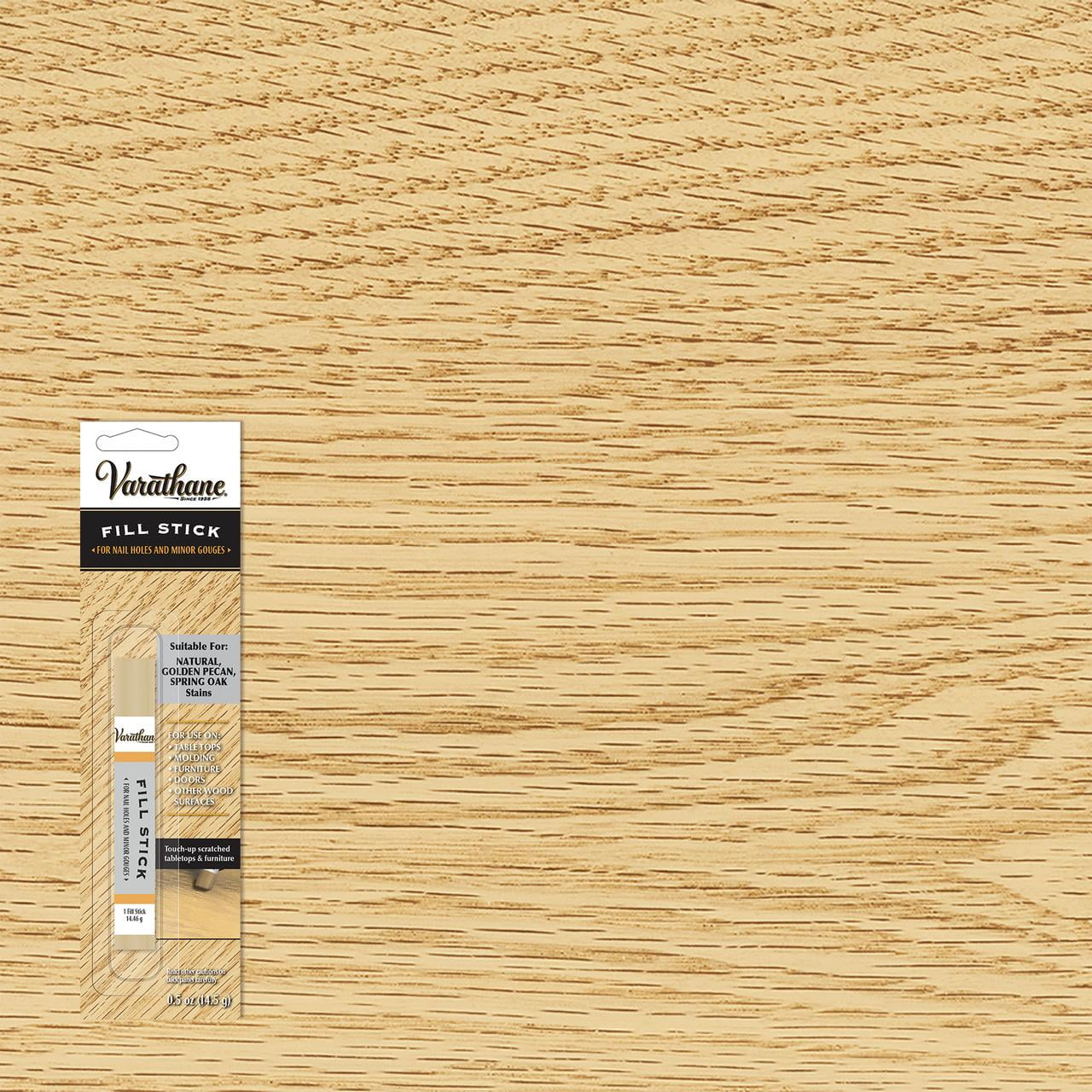 6 Pack, Natural, Golden Pecan, Spring Oak, Varathane Premium Wood Repair Fill Stick-215362, 0.5 oz