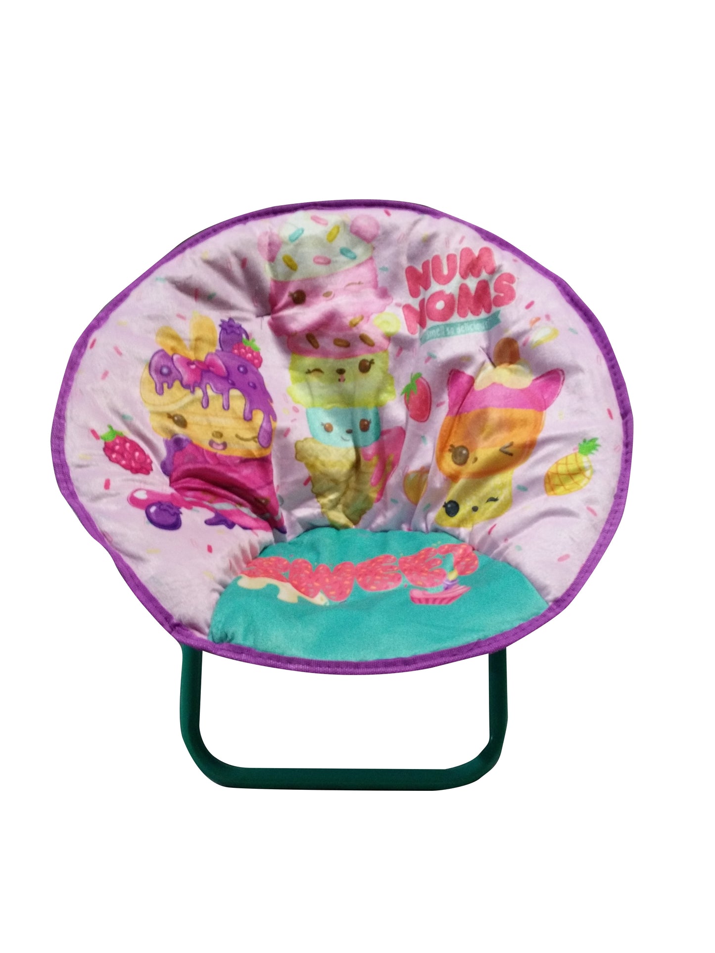 Num Noms Kids 18" Mini Round Collapsible Saucer Chair