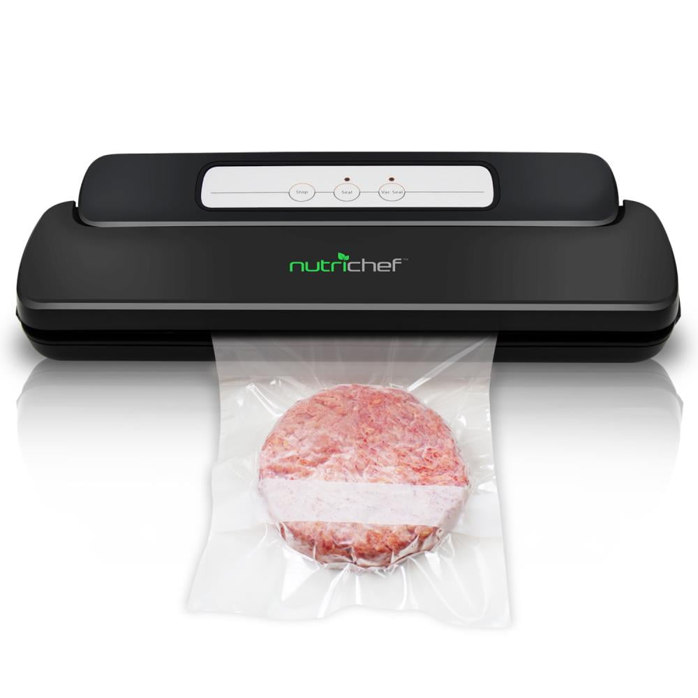 NutriChef PKVS10BK - Automatic Vacuum Sealer - Electric Air Sealing Food Preserver
