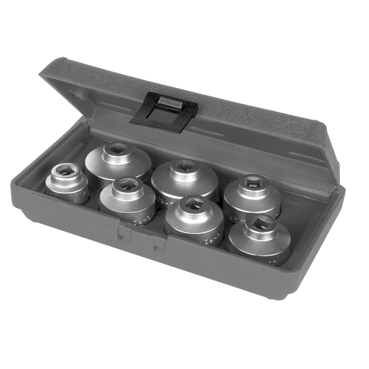 Performance Tool W54085 Oil Cartridge Socket Set (24 27 29 30 32 36 and 38mm Sizes)