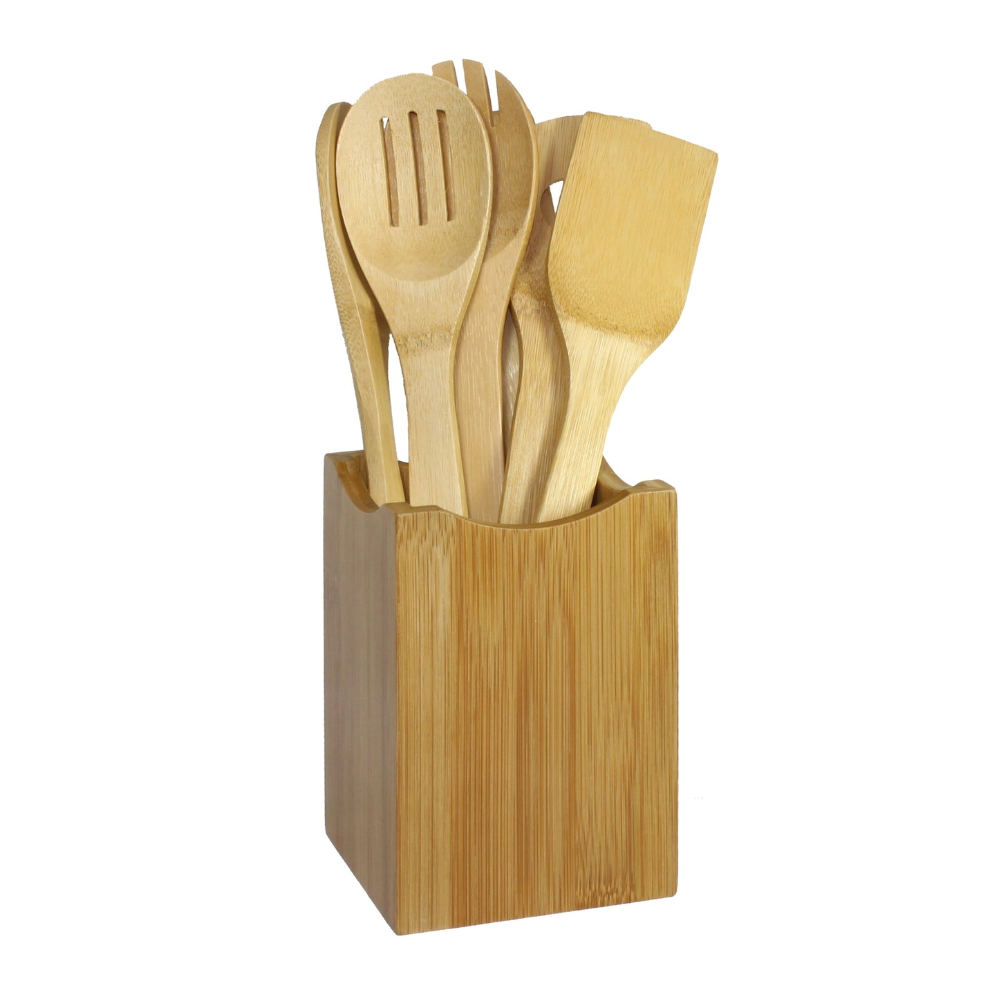 Oceanstar 6-Piece Bamboo Cooking Utensil Set, KT1286