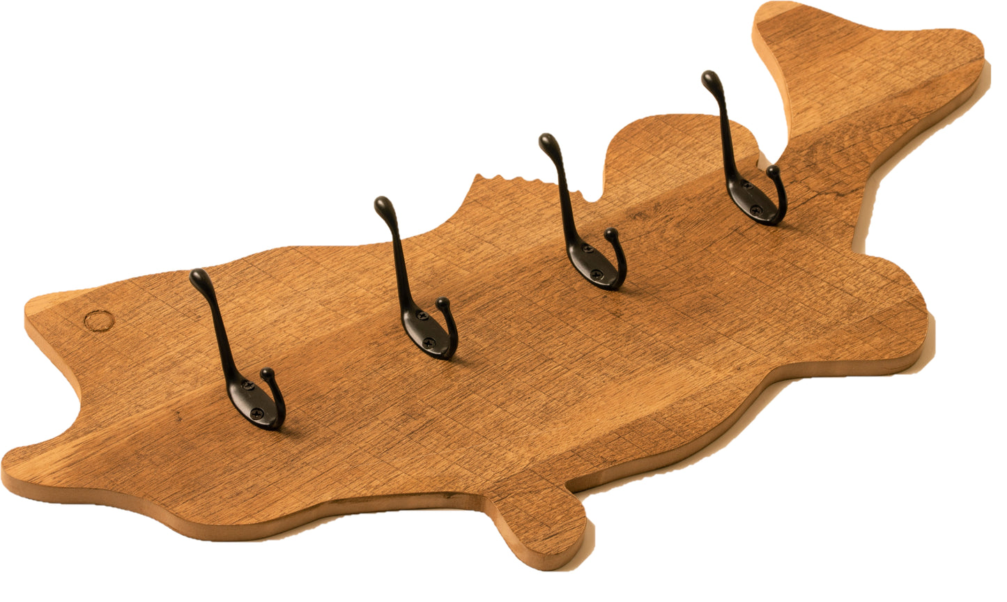 Old Cedar Outfitters Inception Outdoors Bass Hanging Coat Rack, Brown