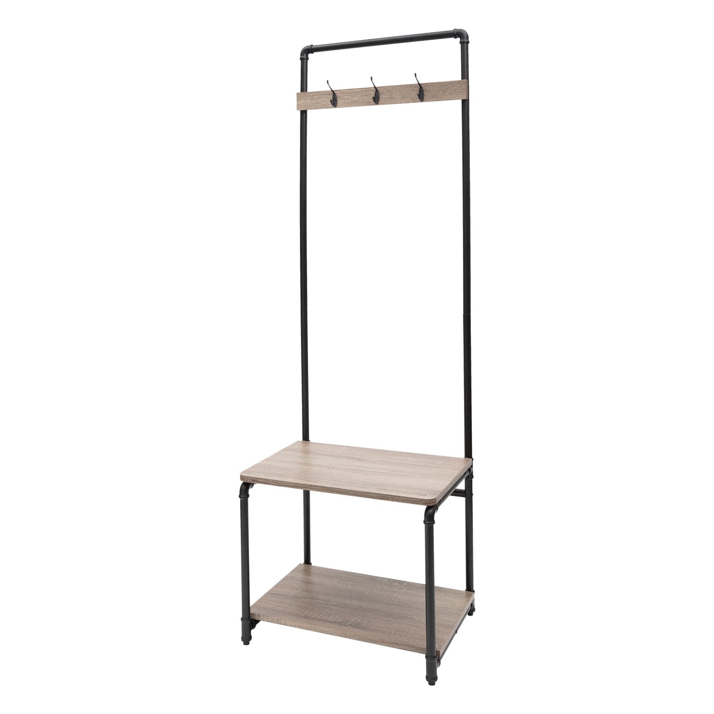 Organize It All Pipe Line Metal Entryway Storage