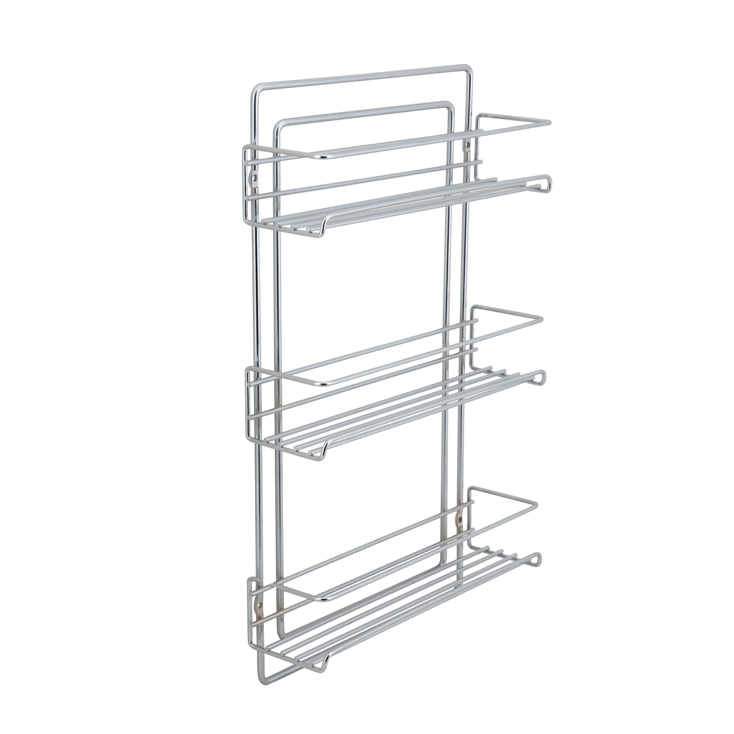 Organize it All 3 Tier Wall Mountable Spice Rack in Chrome