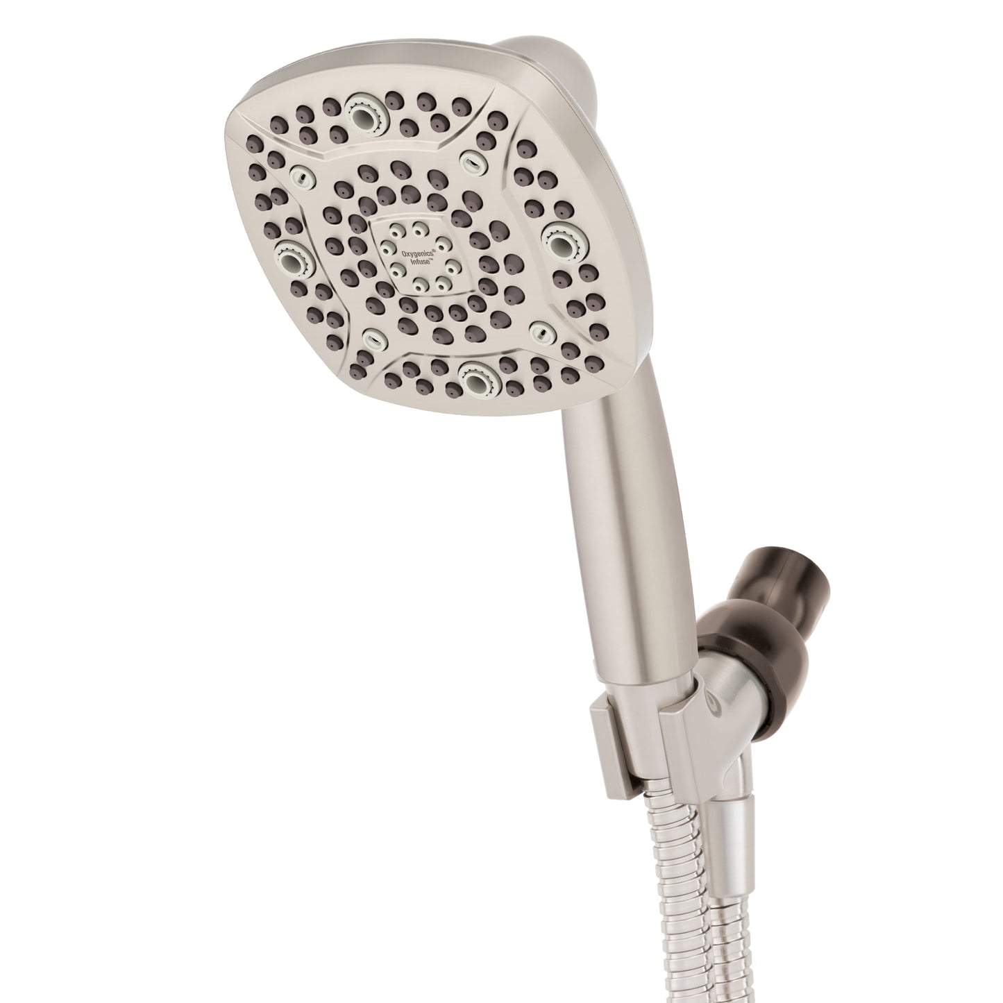 Oxygenics Infuse 7-Setting Handheld Shower Head in Brushed Nickel