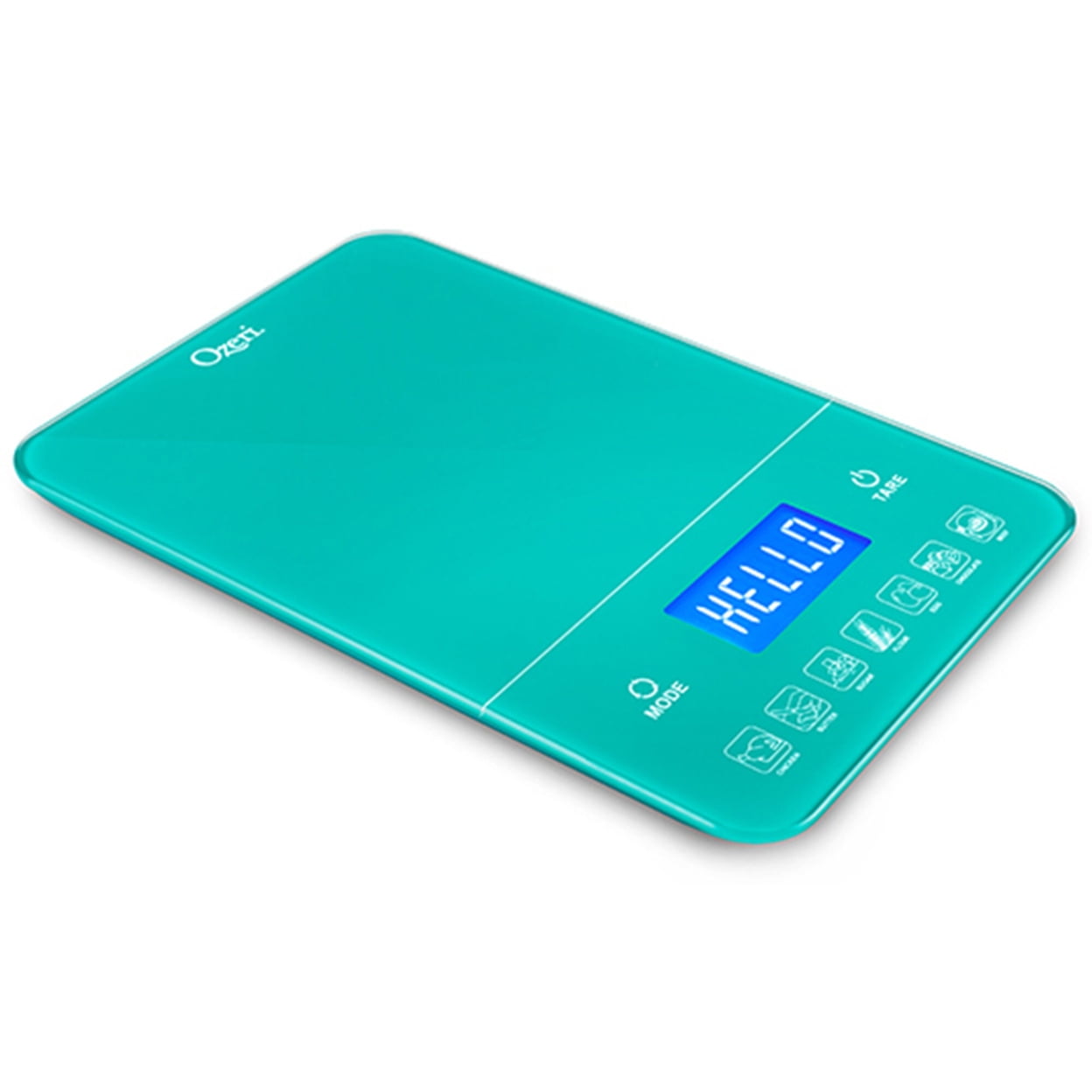 Ozeri Touch III Balanza Digital de Cocina de 22 lbs (10 kg) con Contador de CalorÃas, en Vidrio Templado