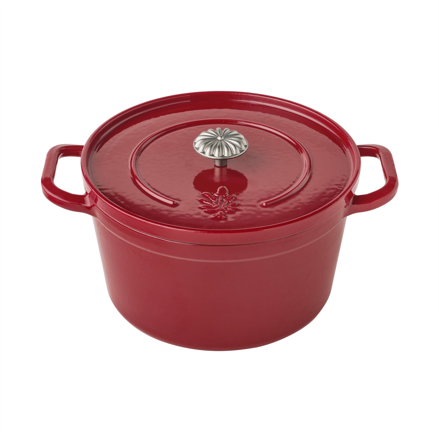 The Pioneer Woman 5-Quart Enamel Cast Iron Dutch Oven with Lid, Red