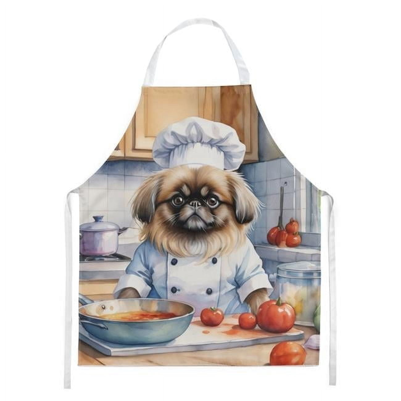 Pekingese The Chef Apron 27 in x 30 in
