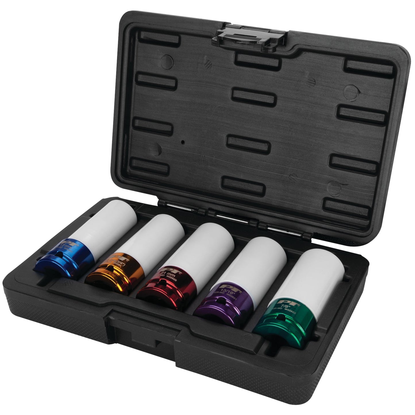 Performance Tool W32902 5-piece 1/2 inch Impact Drive Thin Wall Impact Sockets