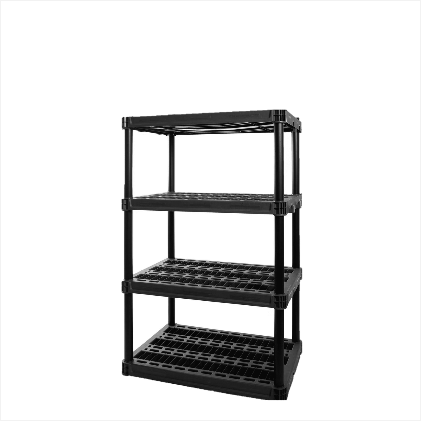 Plano 4-Shelf Extra Heavy Duty Plastic Storage Shelf Unit, 56†x 36†x 24â€, 800lb Capacity