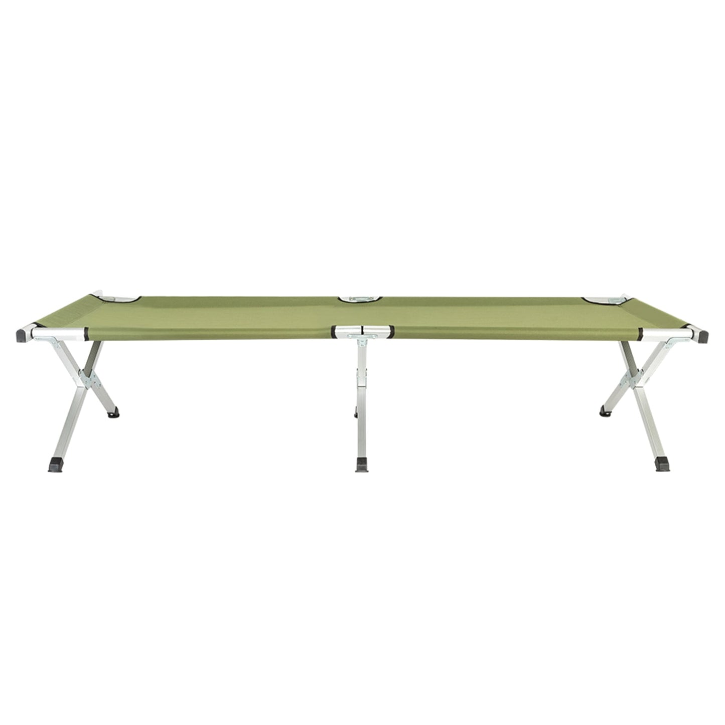 Portable Folding Camping Cot with Carrying Bag Army, Green