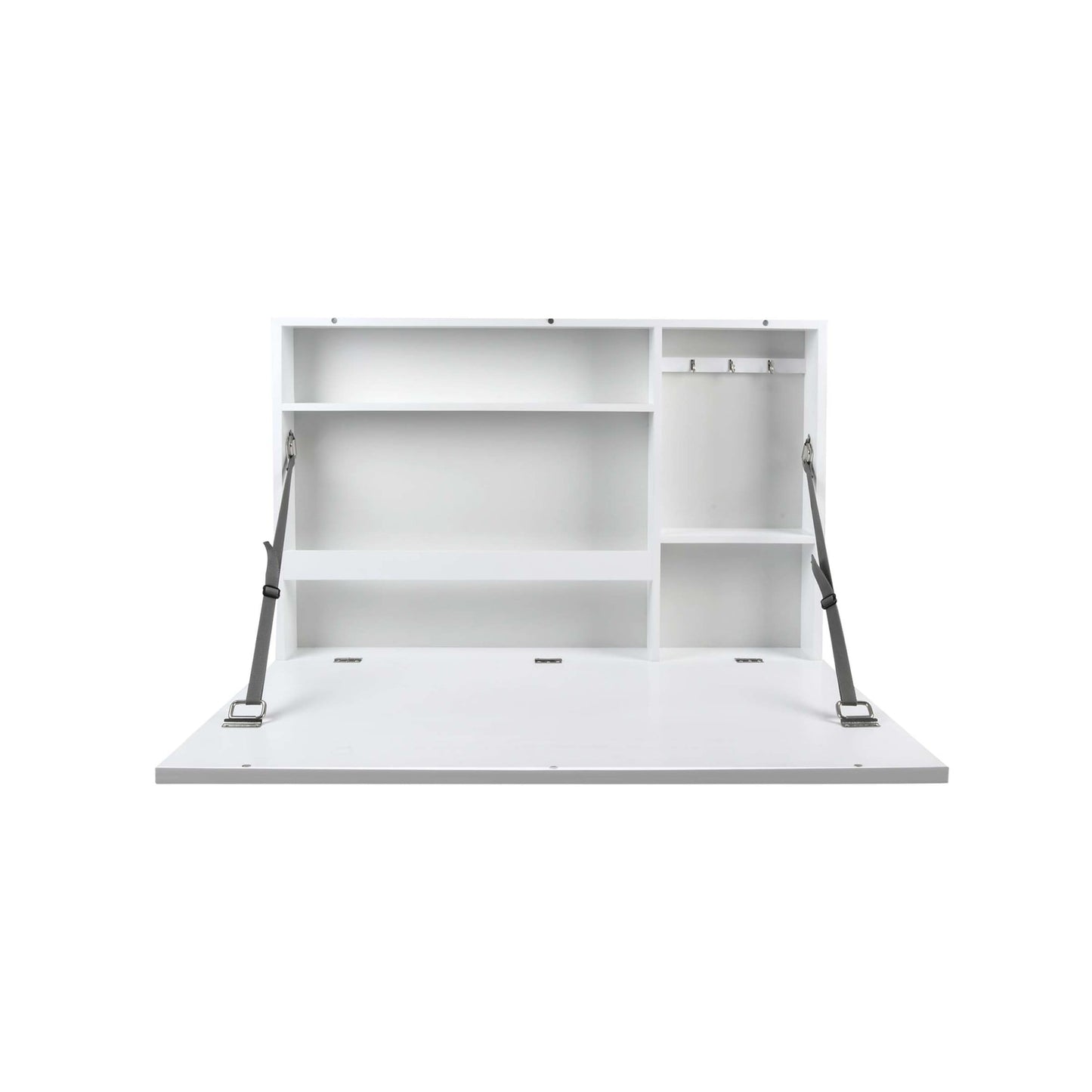 Prinz Escritorio Plegable Negro de 36' X 24' Montado en la Pared con Pizarra