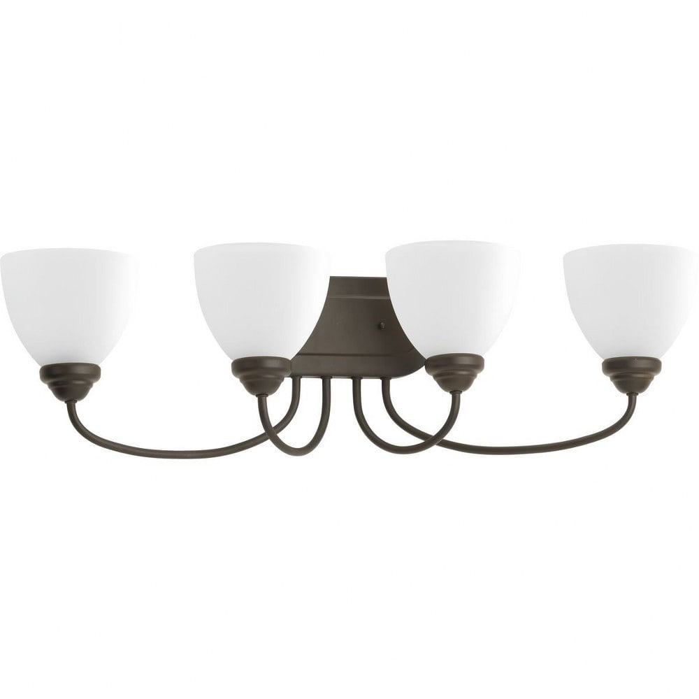 P2928-20-Progress Lighting-Heart - 4 Light in Farmhouse style - 29.88 Inches wide by 8.25 Inches high-Antique Bronze Finish