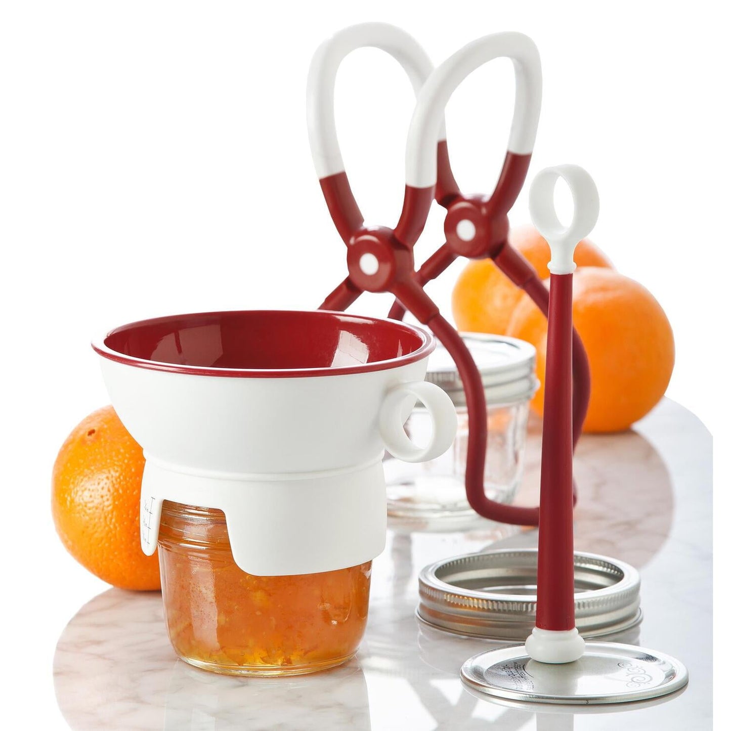 Prepworks 3-Piece Canning Kit with Jar Lifter, Magnetic Lid Lifter and Funnel, Complete Canning Supplies Set for Water Bath and Pressure Canning, Fits Regular and Wide Mouth Mason Jars