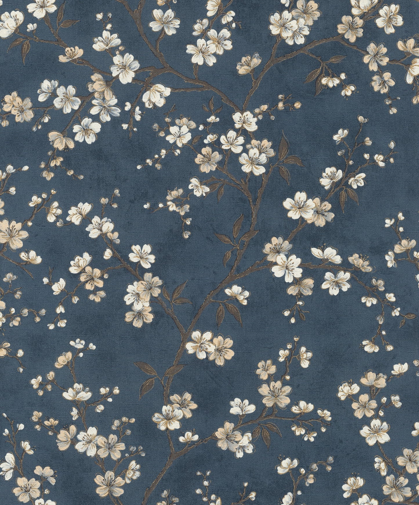 Rasch Tsubomi Blue Cherry Blossom Wallpaper