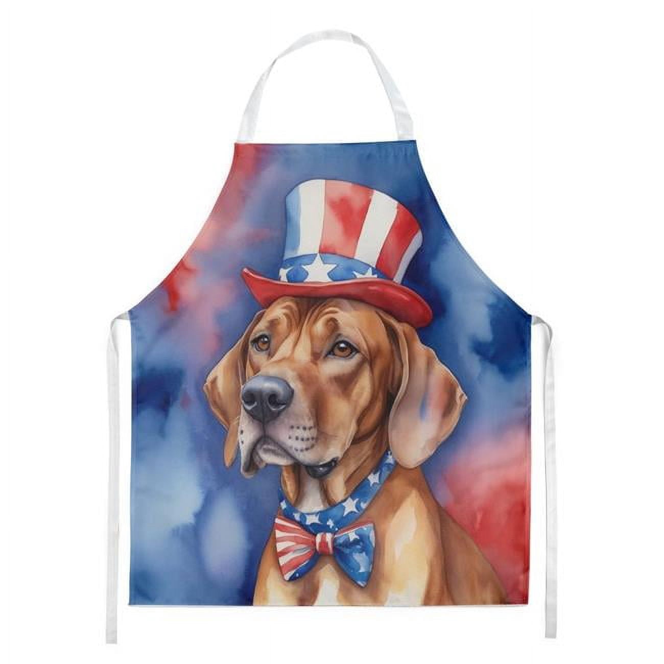 Rhodesian Ridgeback Patriotic American Apron 27 in x 30 in