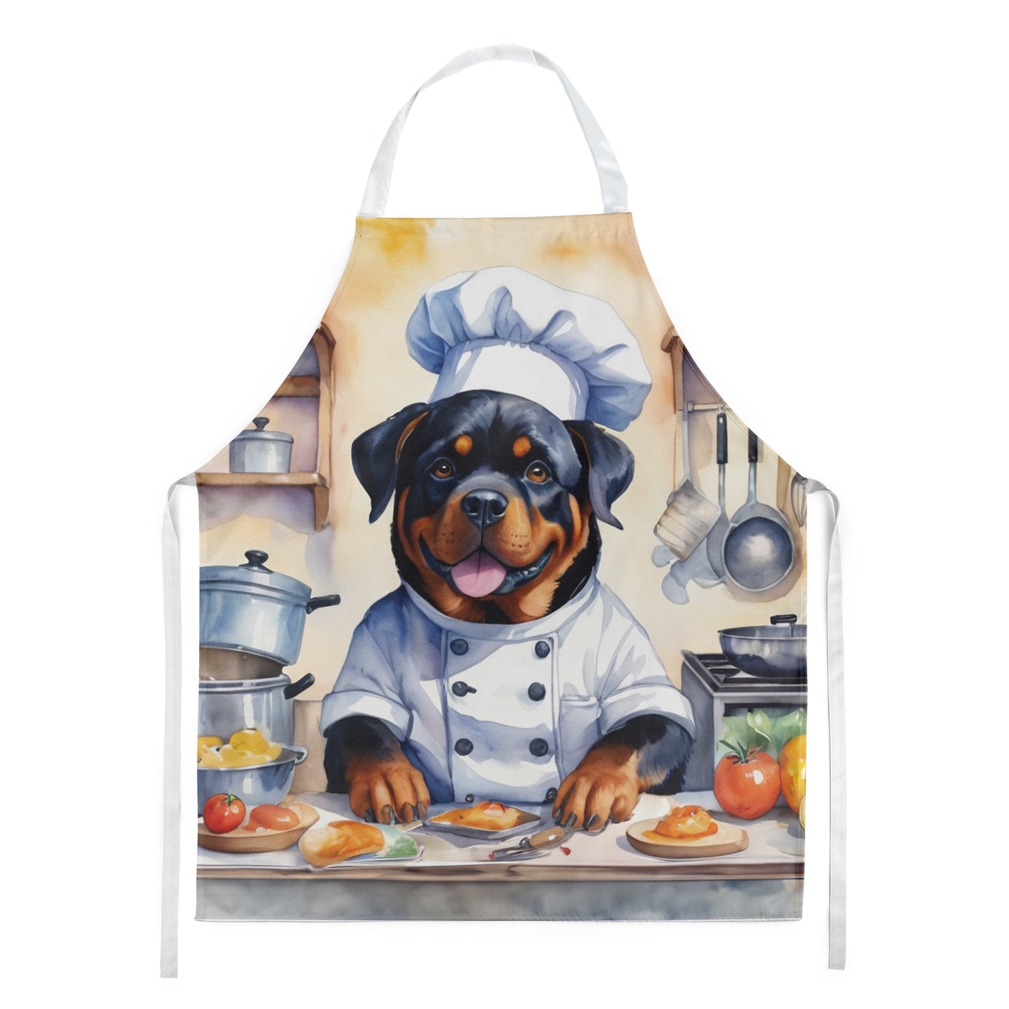 Rottweiler The Chef Apron 27 in x 30 in