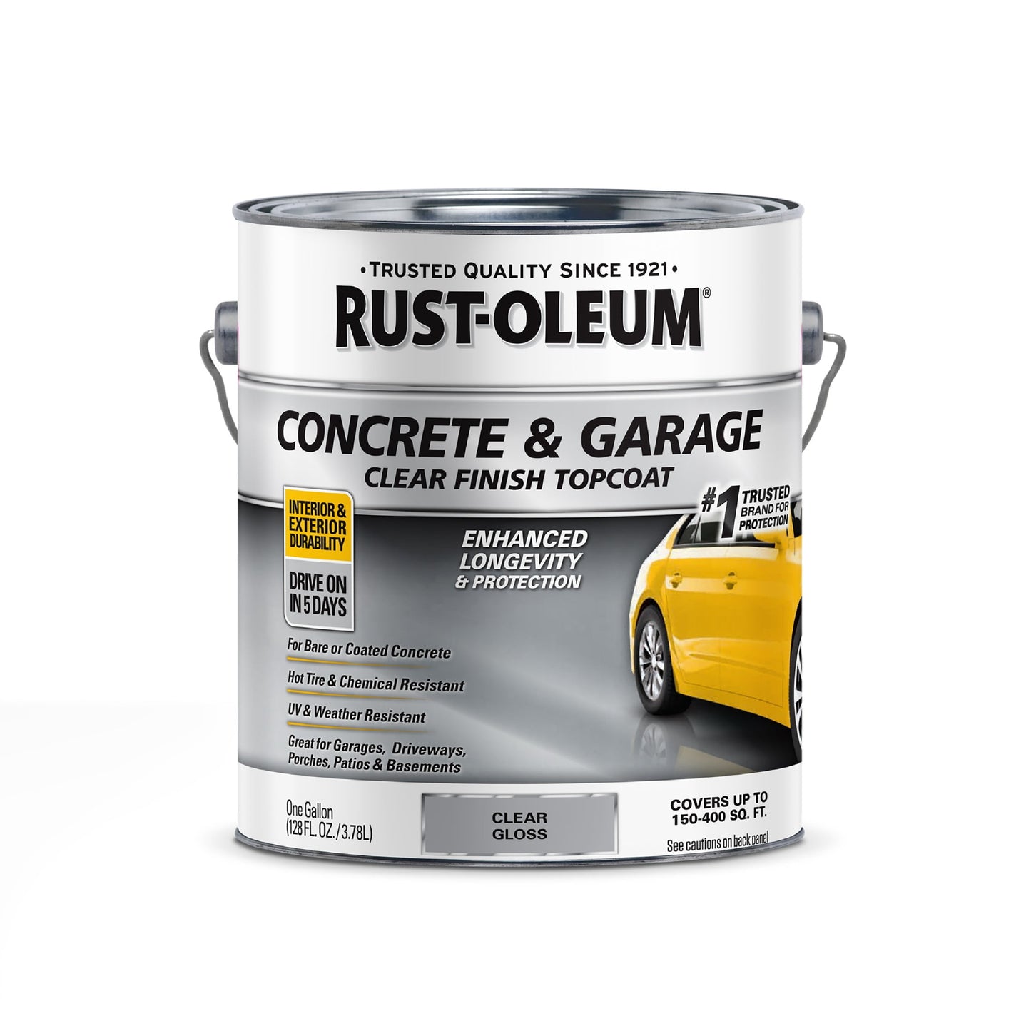 Clear, Rust-Oleum Concrete & Garage Topcoat-320202, 1 gal