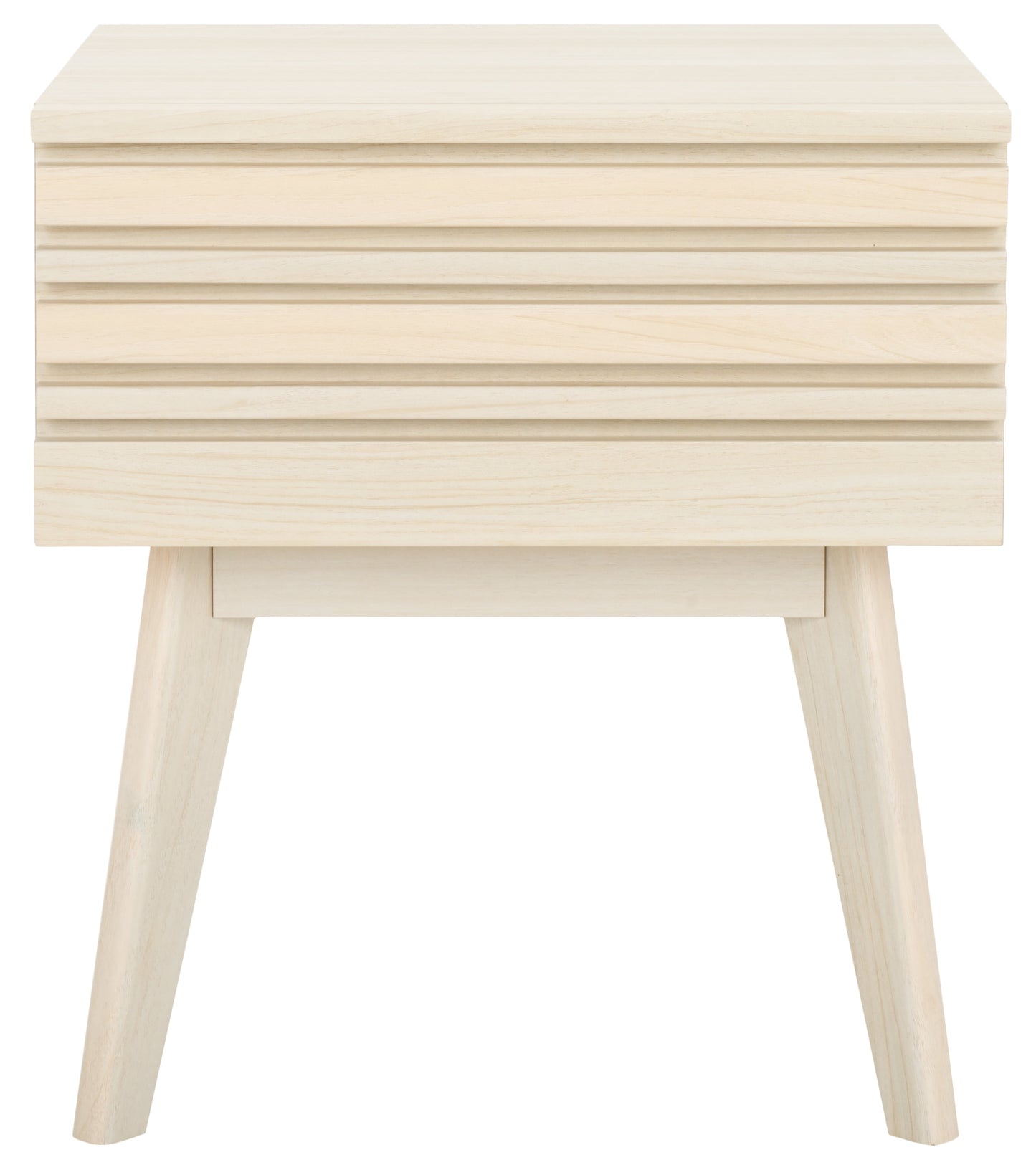 SAFAVIEH Esma Modern 1 Drawer Nightstand,Bleached White
