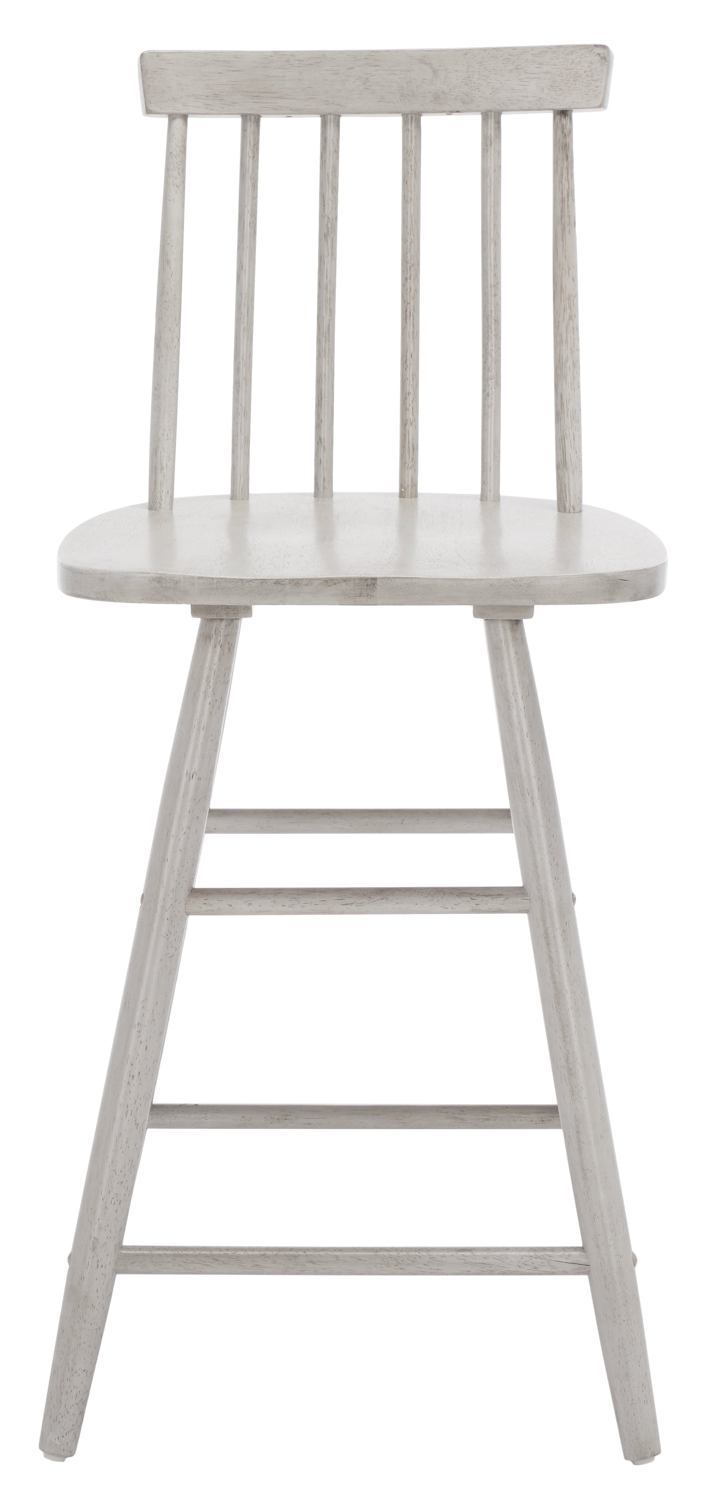 SAFAVIEH May Modern Style Wood Counter Stool, Grey (16.7 in. W x 16.7 in. D x 37.8 in. H)