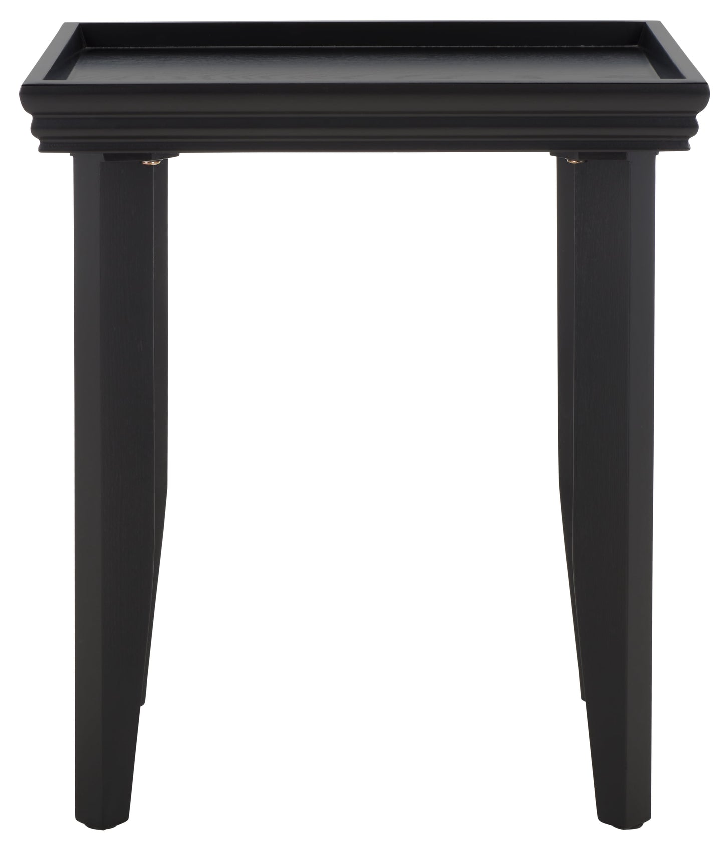 SAFAVIEH Naios Amish Style Rectangle Accent Table, Black (20.1 in. W x 14.2 in. D x 22.8 in. H)