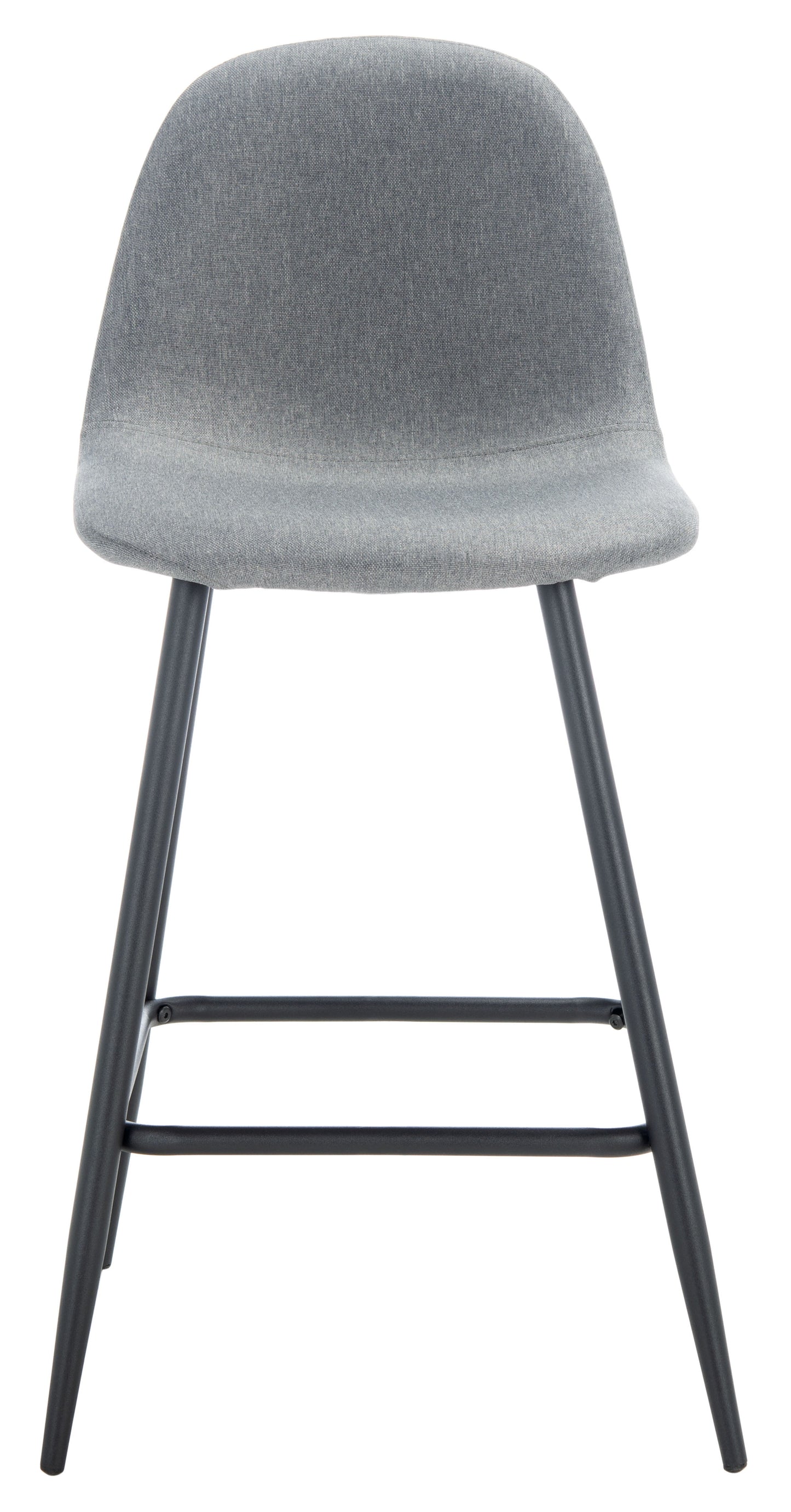SAFAVIEH Travis Modern Counter Stool, Dark Grey/Black (19.3 in. W x 16.5 in. D x 35.4 in. H)