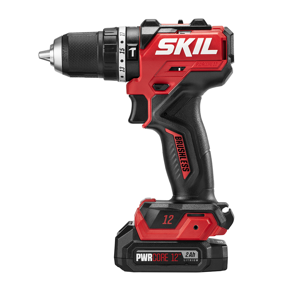 SKIL 12V BL 1/2" Hammer Drill Kit (1X2.0Ah w/usb+ PWRJumpâ„¢ Charger)-HD6290A-10