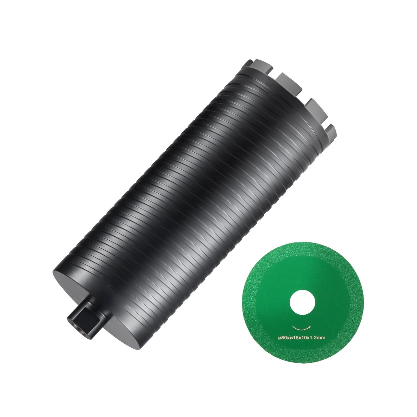 KFFKFF 4.25" Core Drill Bit Wet/Dry Diamond Core Bit for Brick Block Concrete
