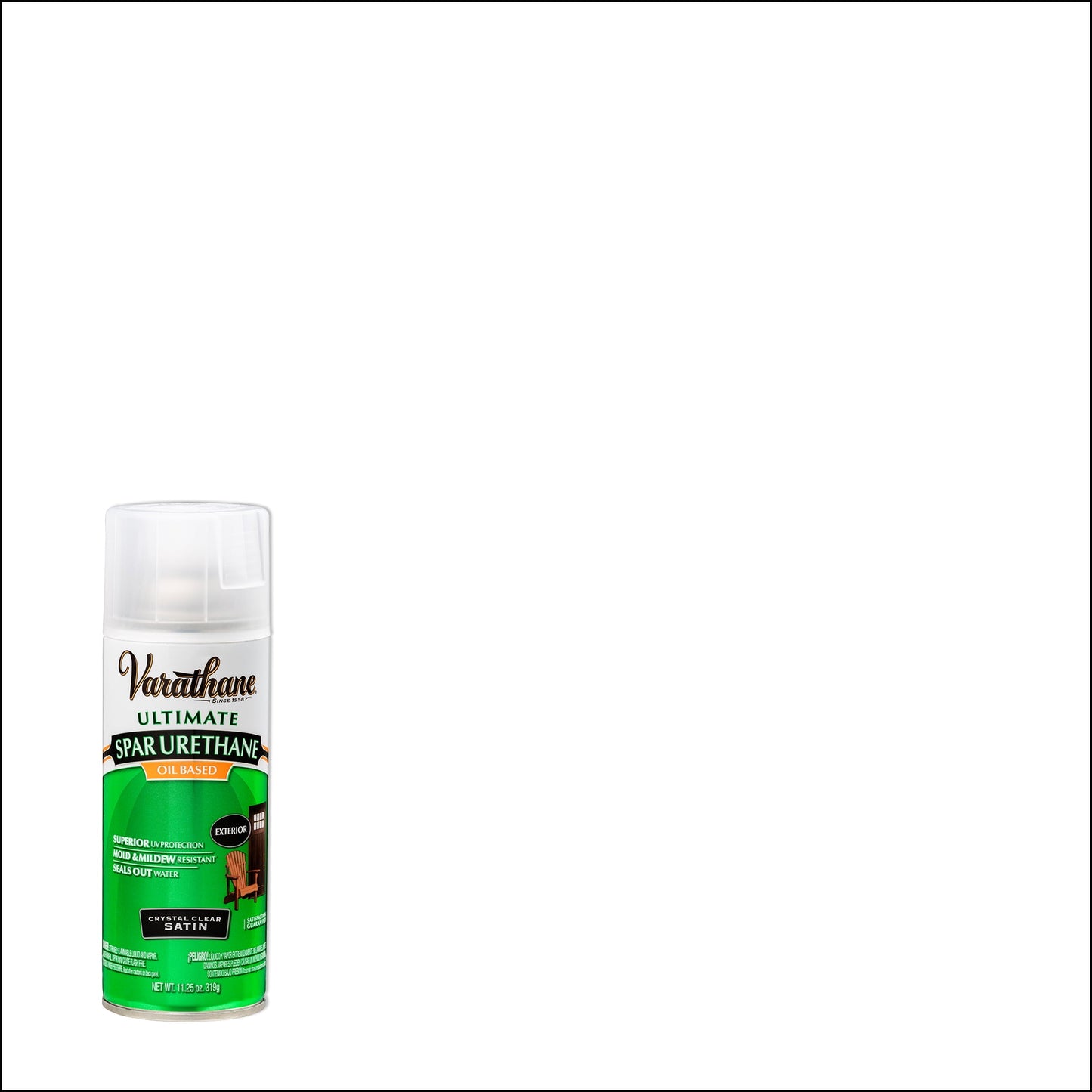 6 Pack, Satin Clear, Varathane Exterior Wood Ultimate Spar Urethane Oil-Based-340283, 11.25 Oz Aerosol Spray
